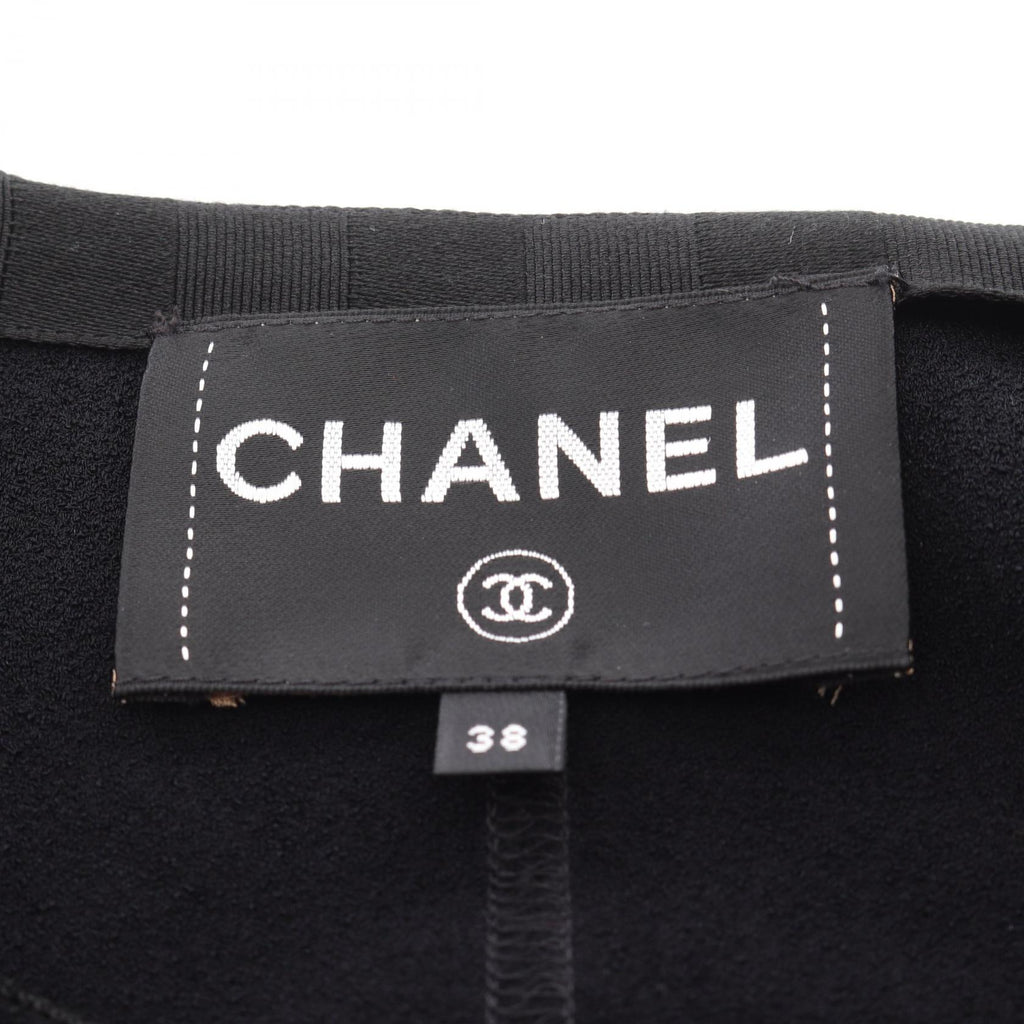 Chanel Coco Mark Button Viscose Collarless Jacket