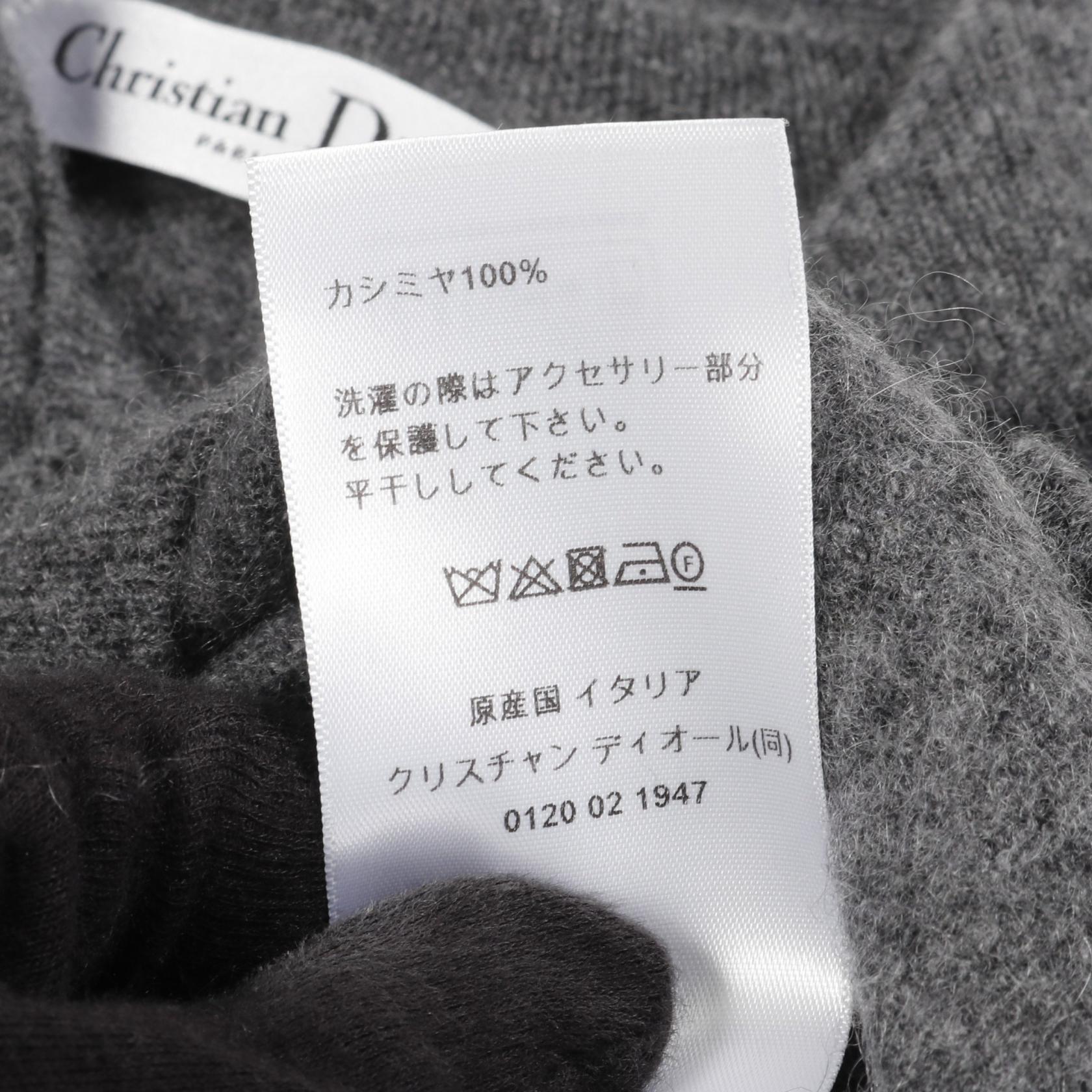 Dior CD Logo Cashmere Knitwear