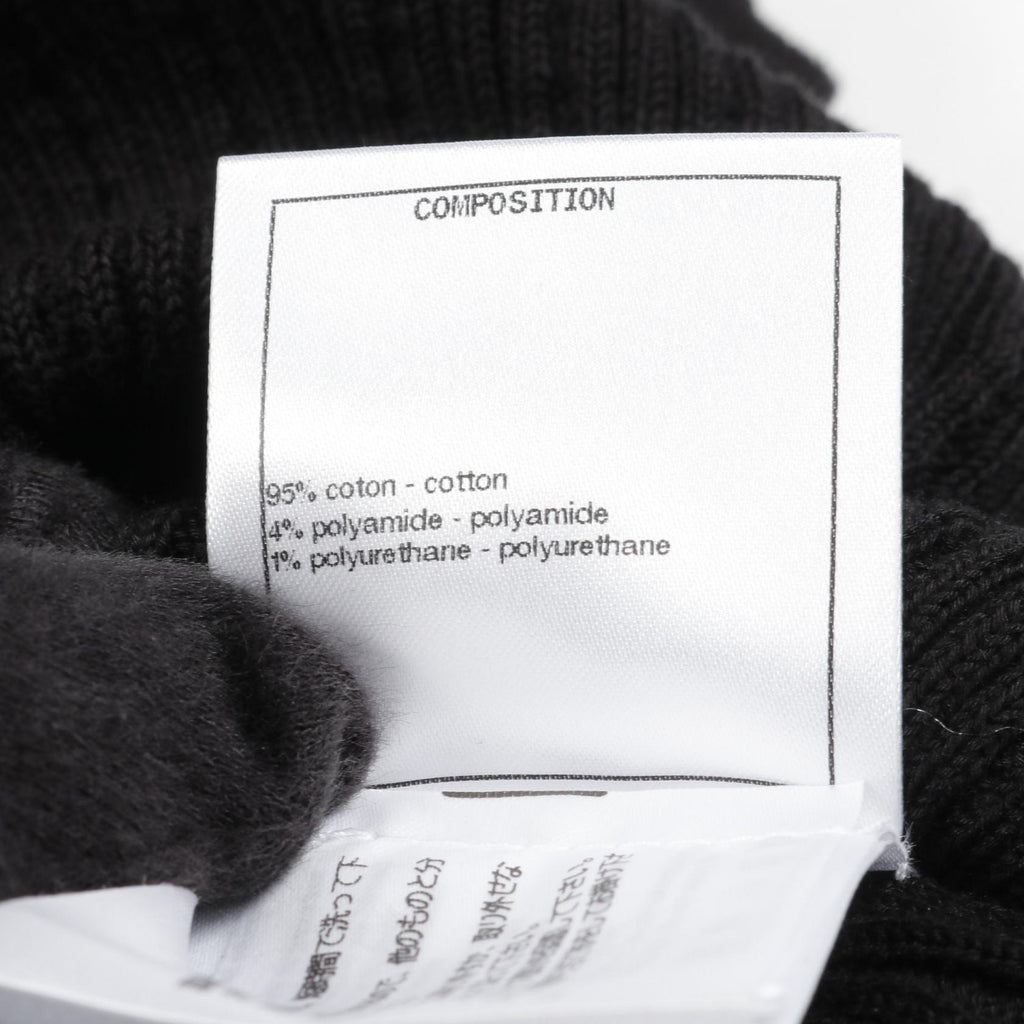 Chanel Coco Mark Lion Button Cotton igan