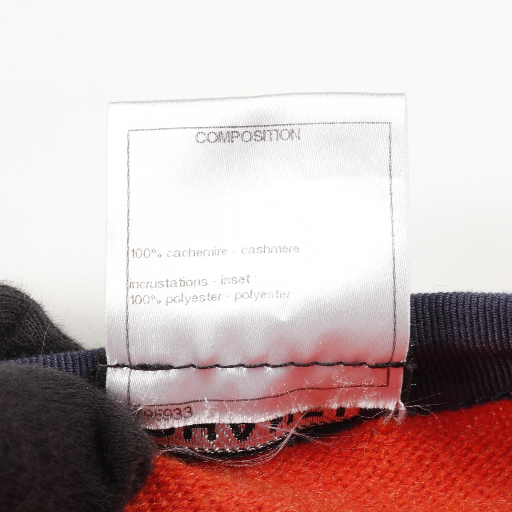 Chanel Coco Mark Button Cashmere igan