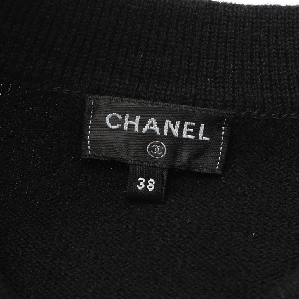 Chanel Coco Mark Button Cashmere igan