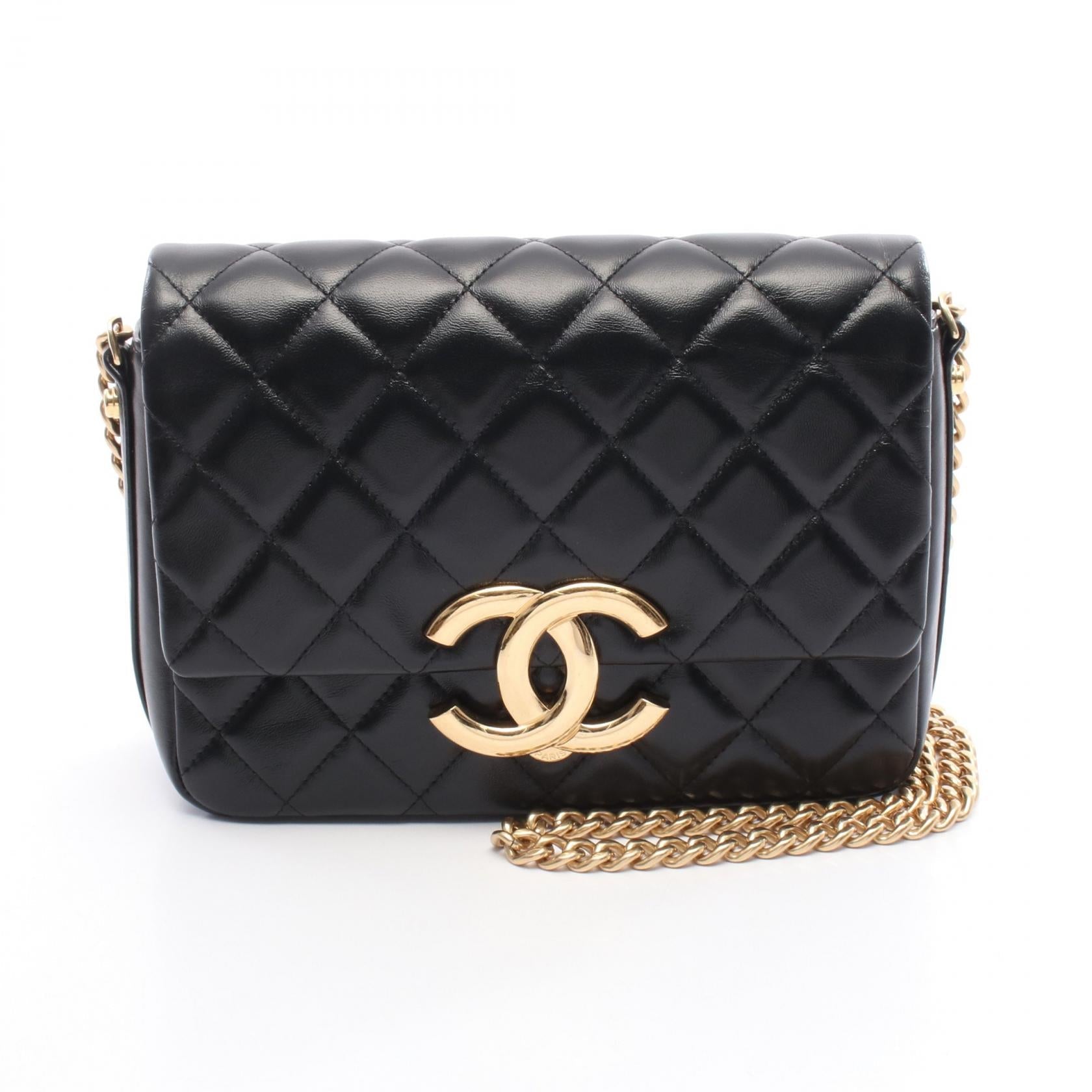 Chanel Coco Mark Lambskin Shoulder Bag