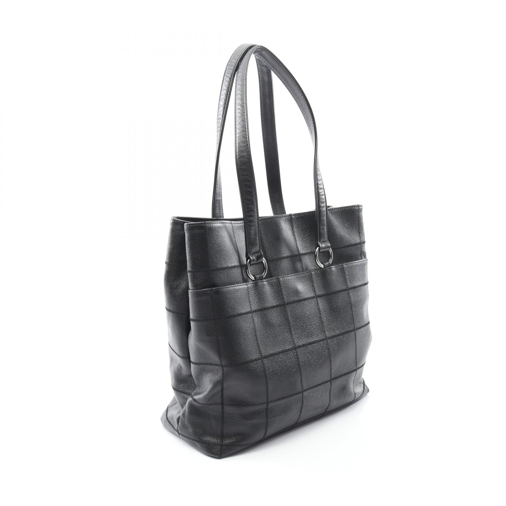 Chanel Choco Bar Calf Tote Bag