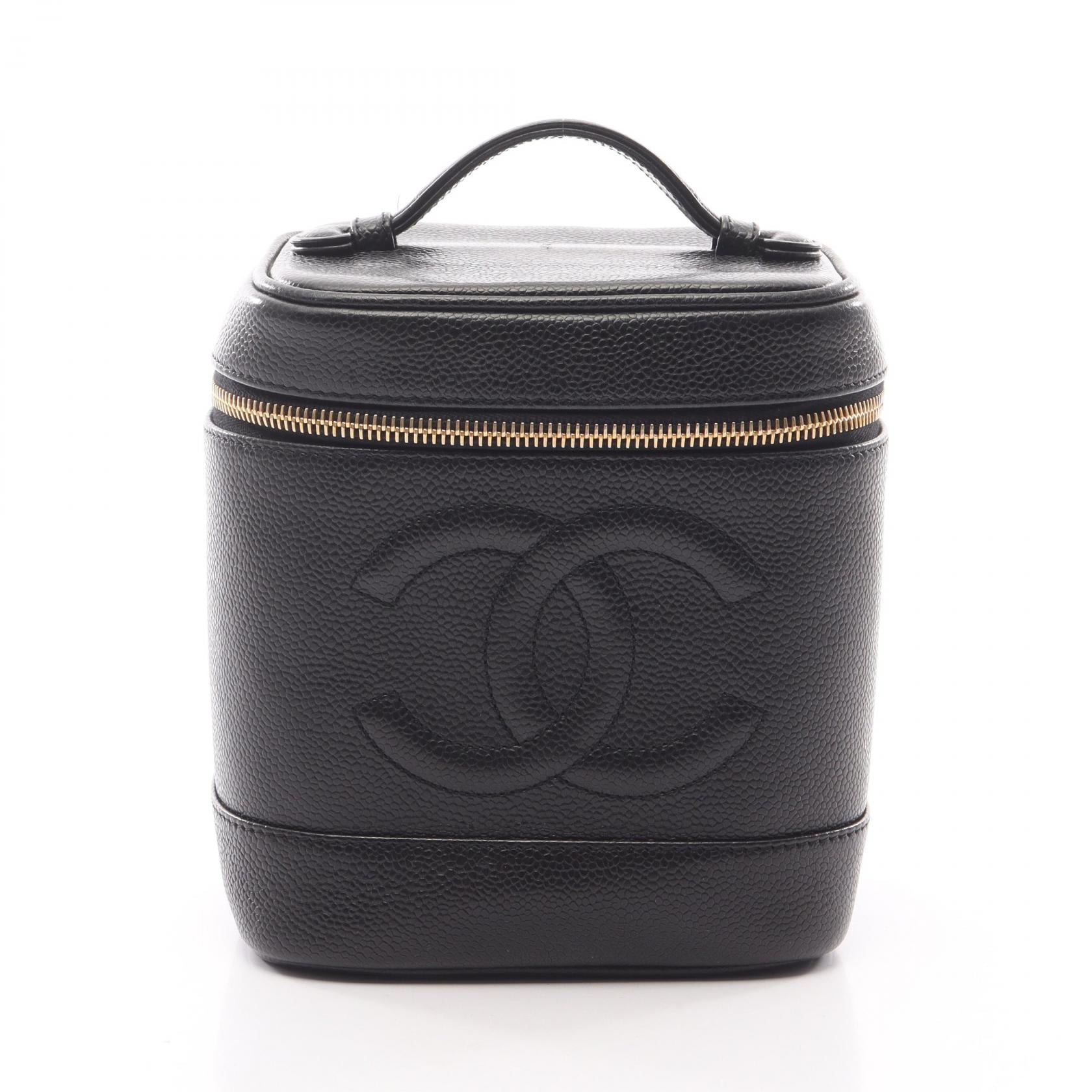 Chanel Coco Mark Grained Calfskin Handbag