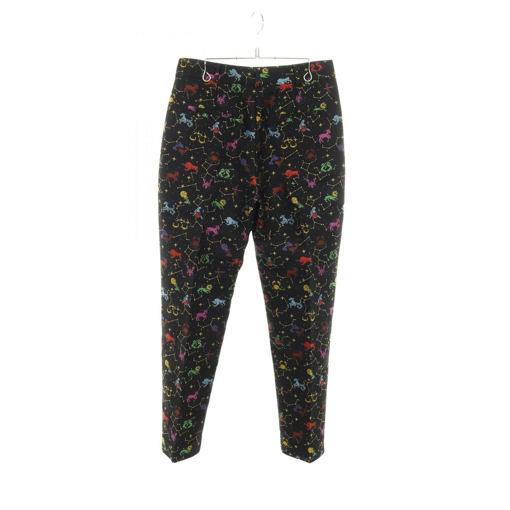 Christian Dior Zodiac Pixel Wool Silk Polyester Pants