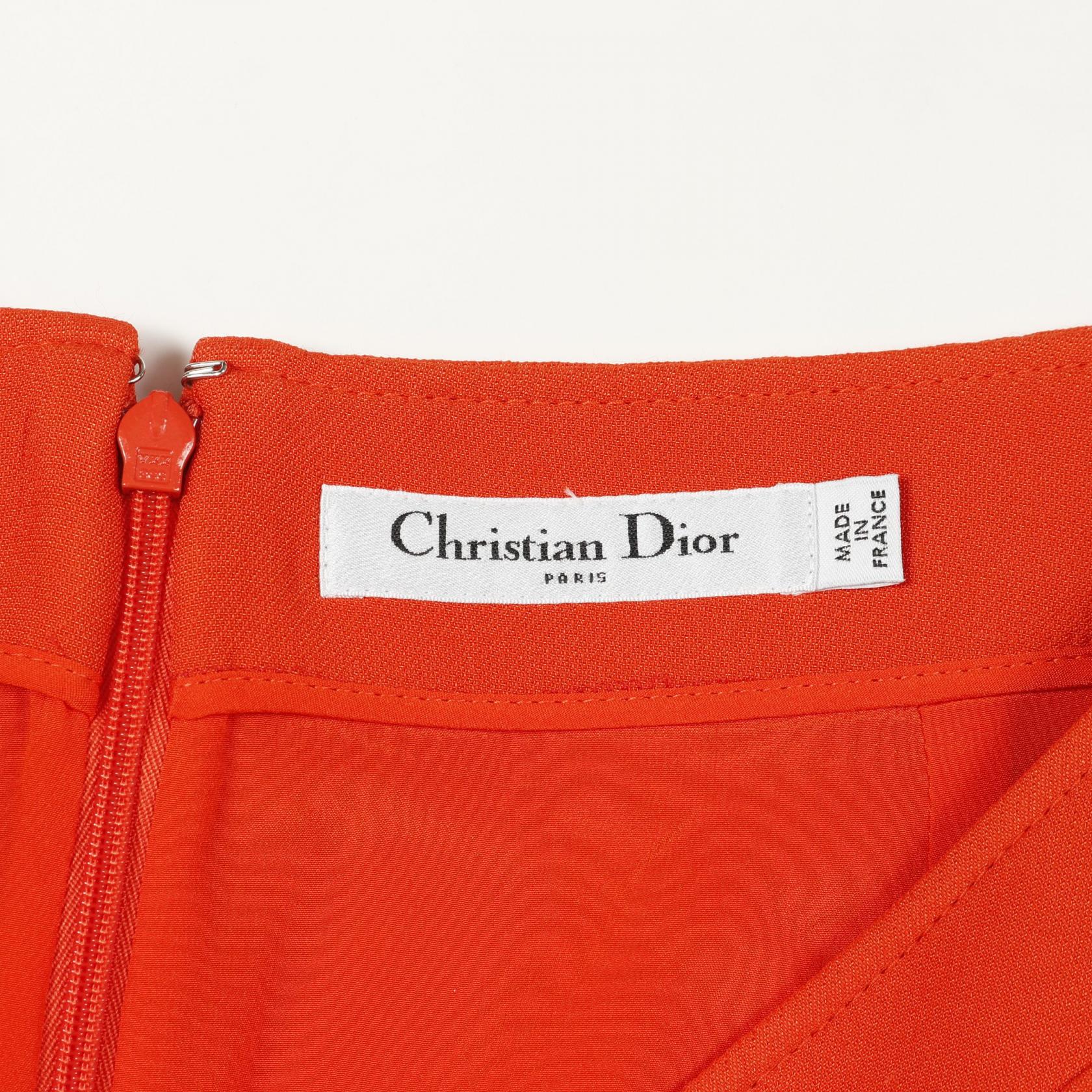 Christian Dior Wool Silk Skirt