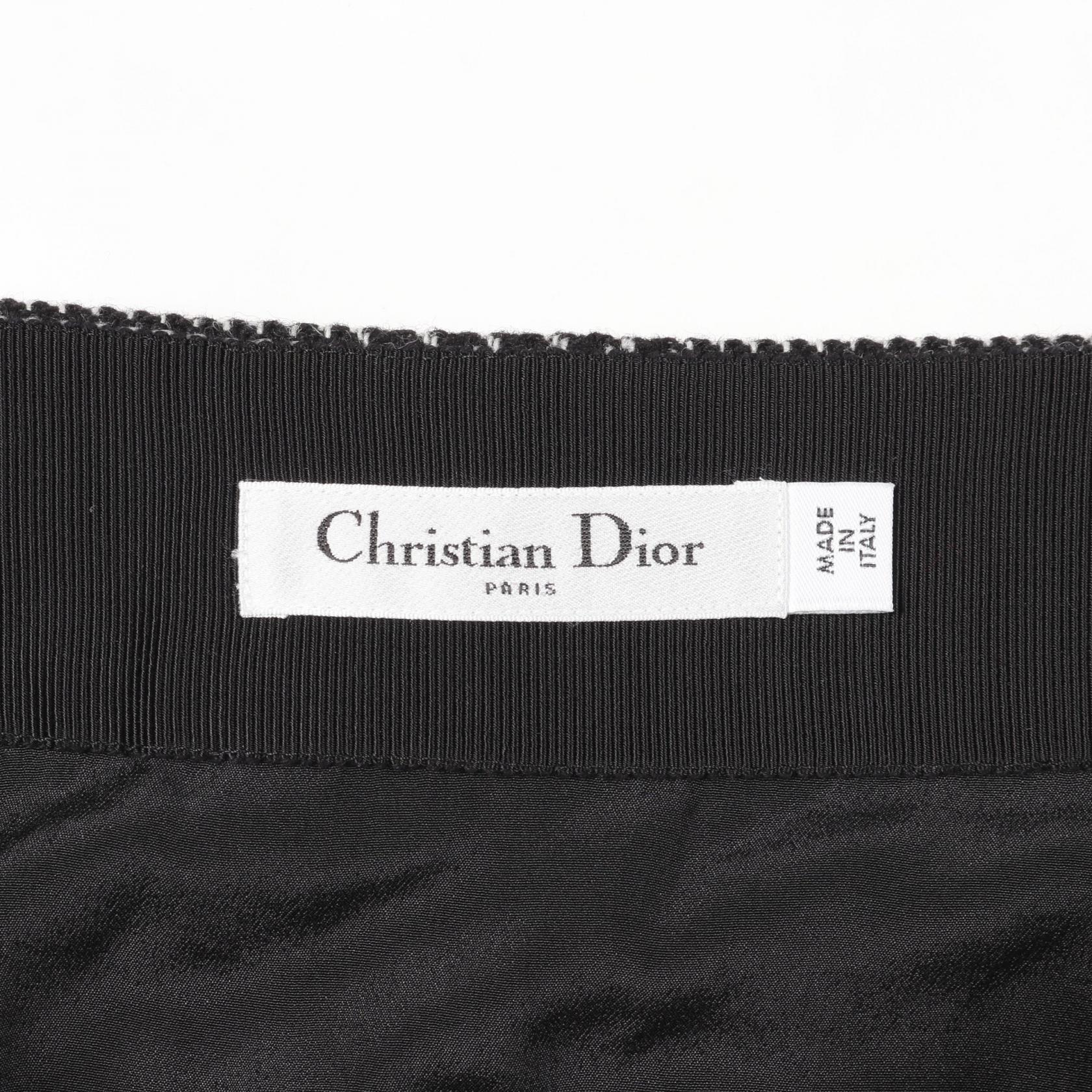 Dior Wool Pleated Skirt