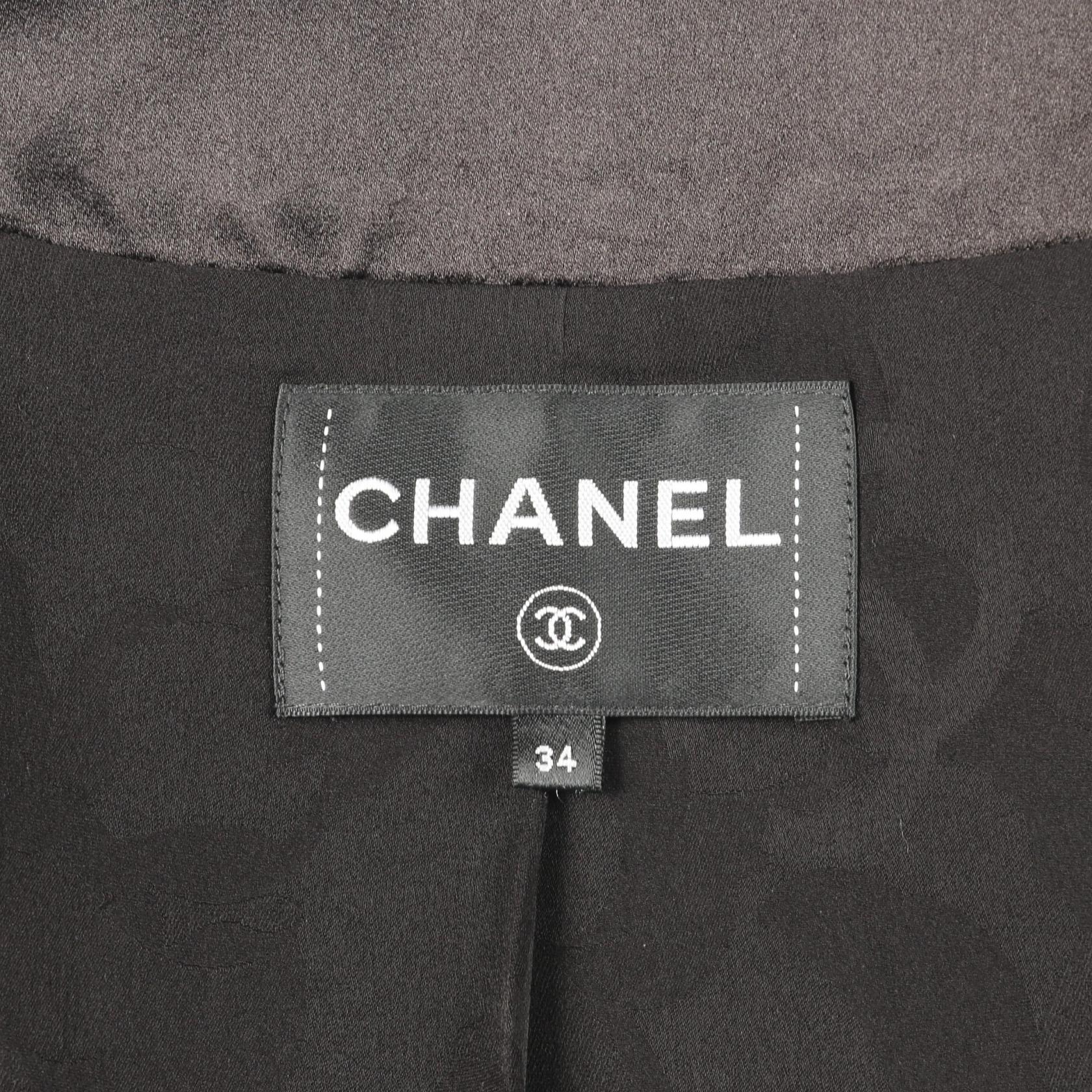 Chanel Coco Mark Button Wool Jacket