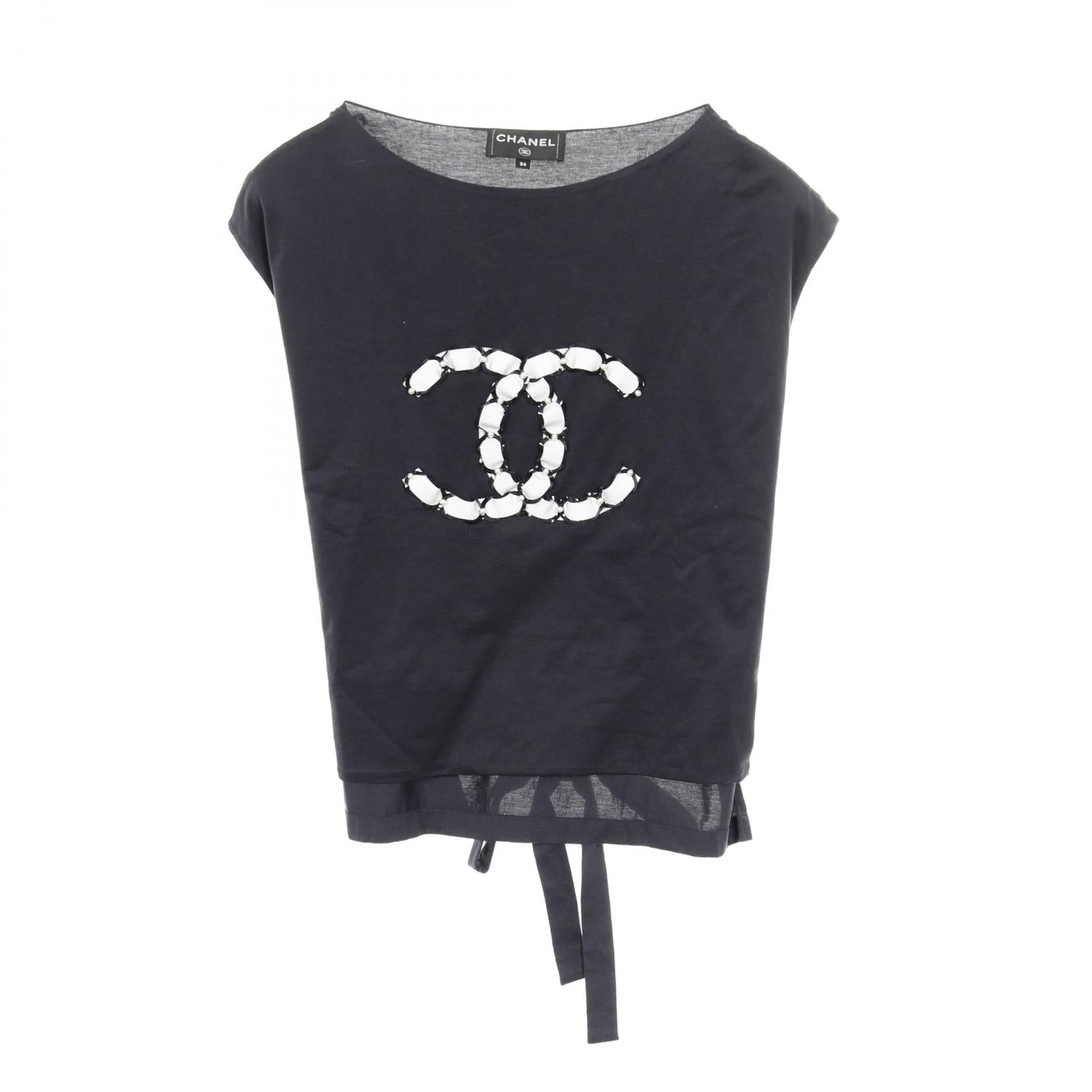 Chanel Coco Mark Cotton Top