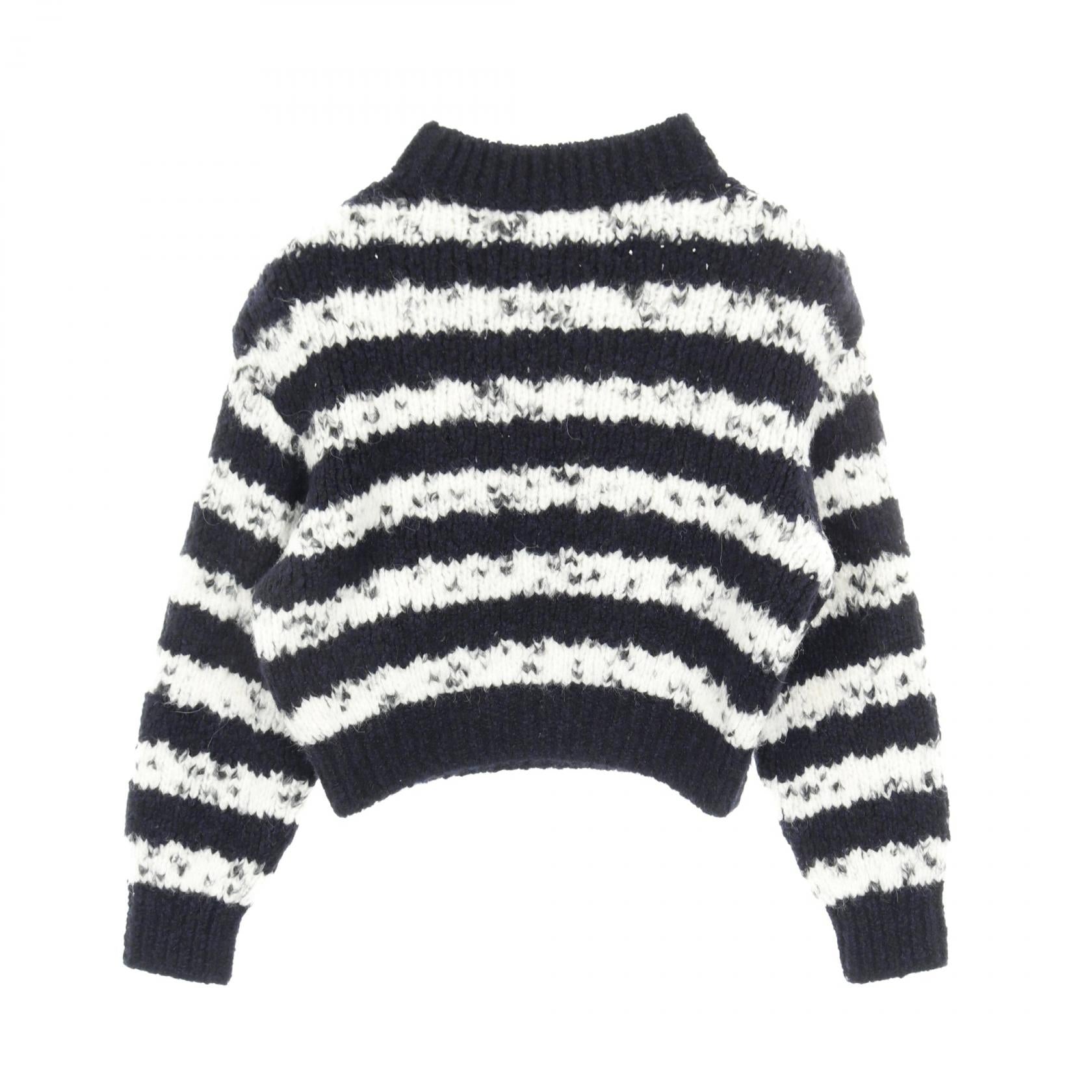 Chanel Coco Mark Button Cashmere Wool Knitwear