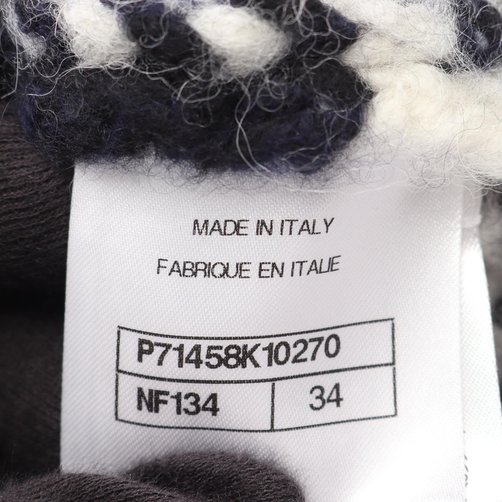 Chanel Coco Mark Button Cashmere Wool Knitwear