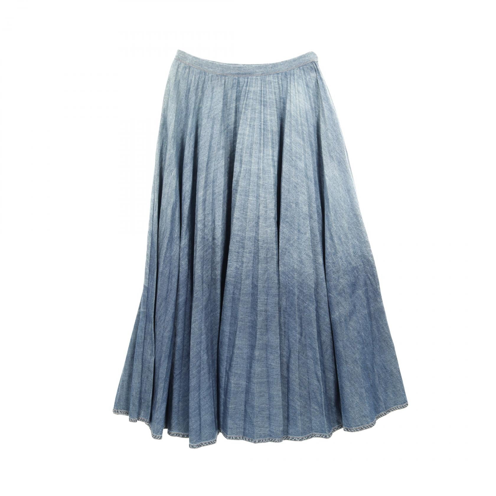 Dior Pleated Cotton Skirt