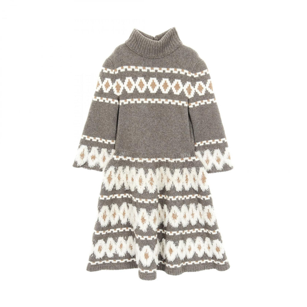 Chanel Gripoix Button Wool/Yak/Cashmere Dress