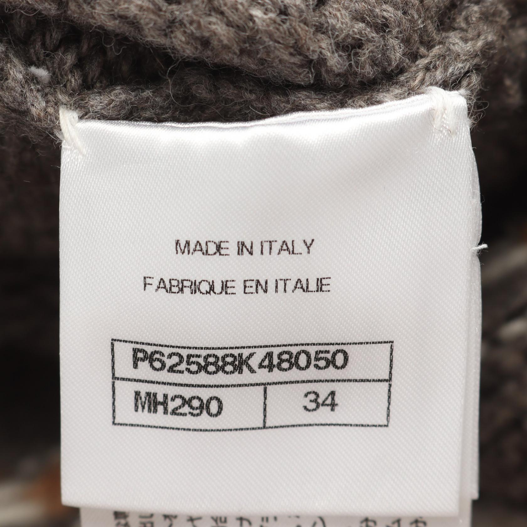 Chanel Gripoix Button Wool/Yak/Cashmere Dress