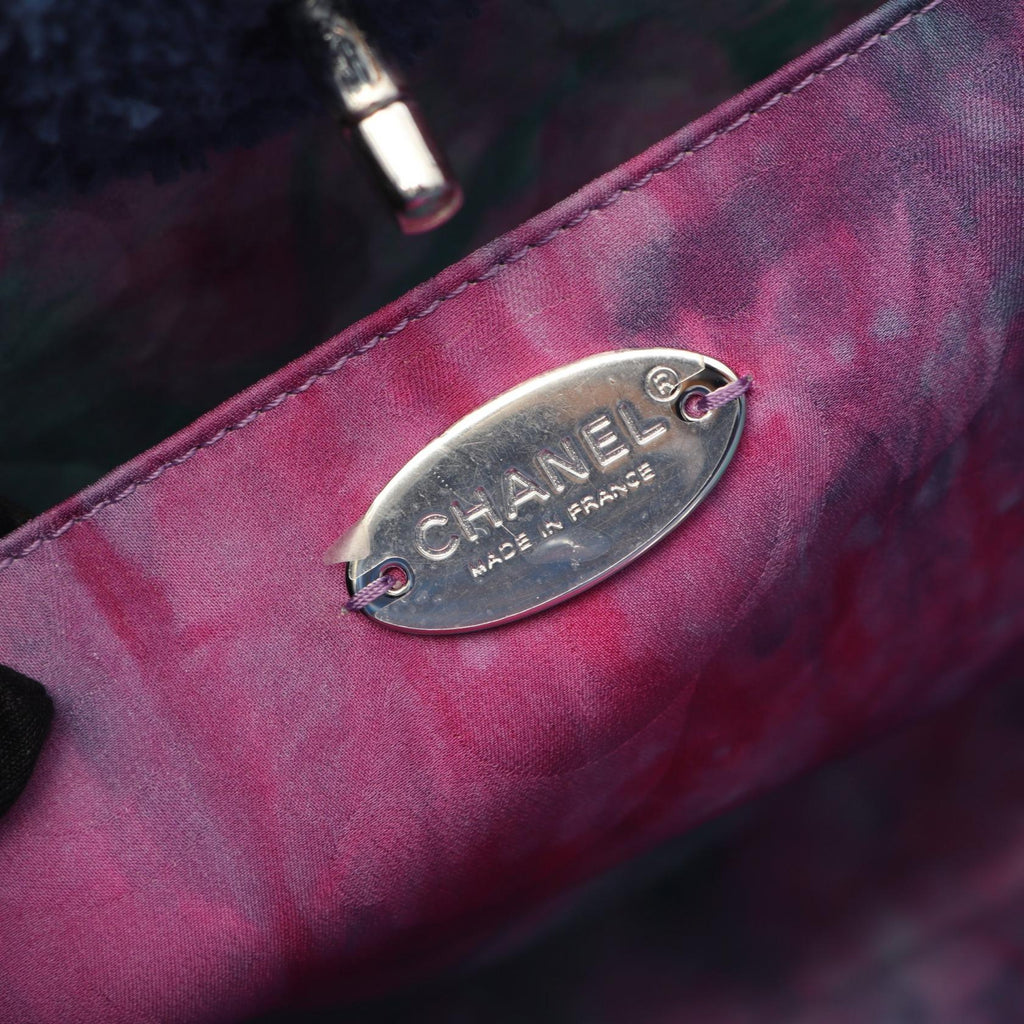 Chanel Coco Mark Fabric Tote Bag