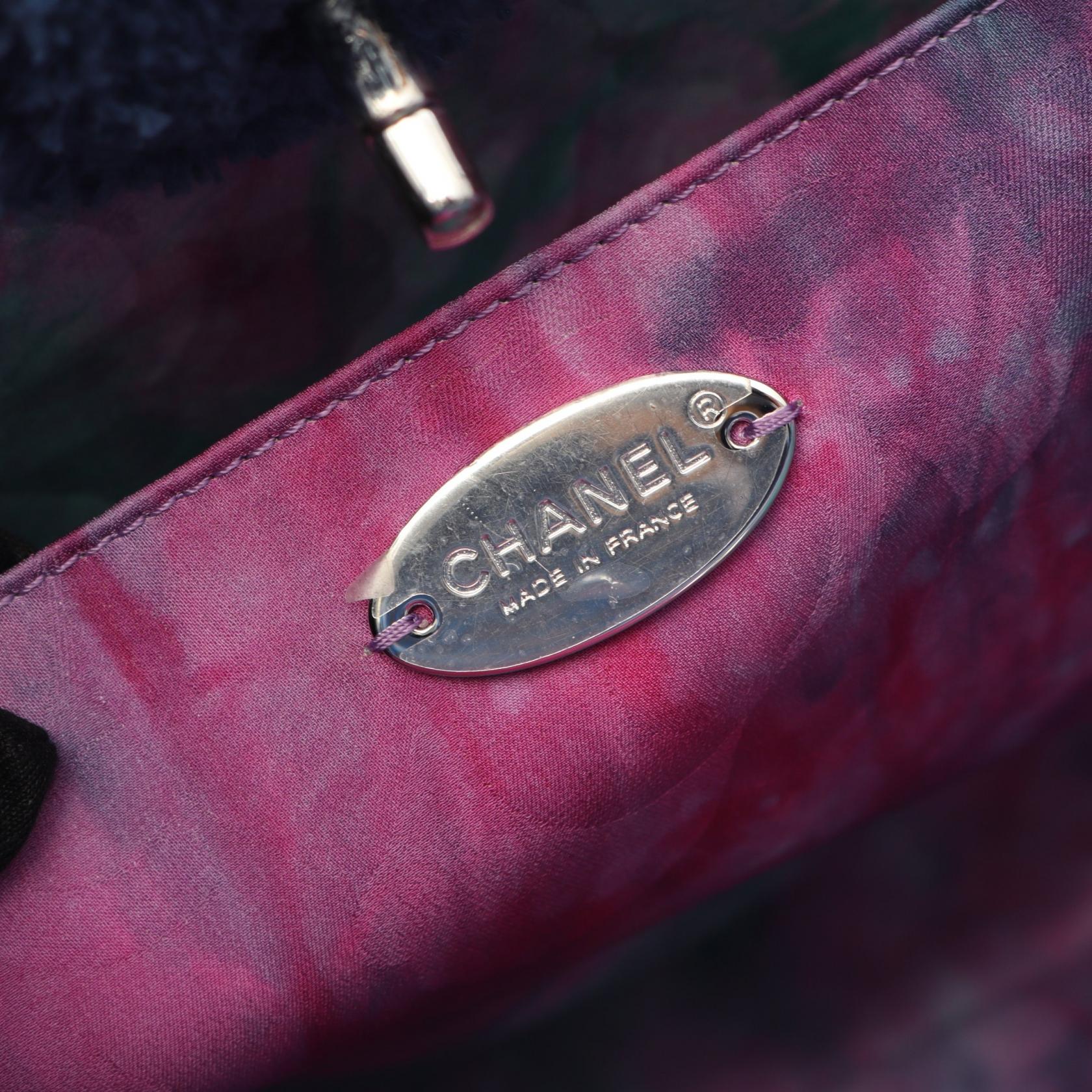 Chanel Coco Mark Fabric Tote Bag