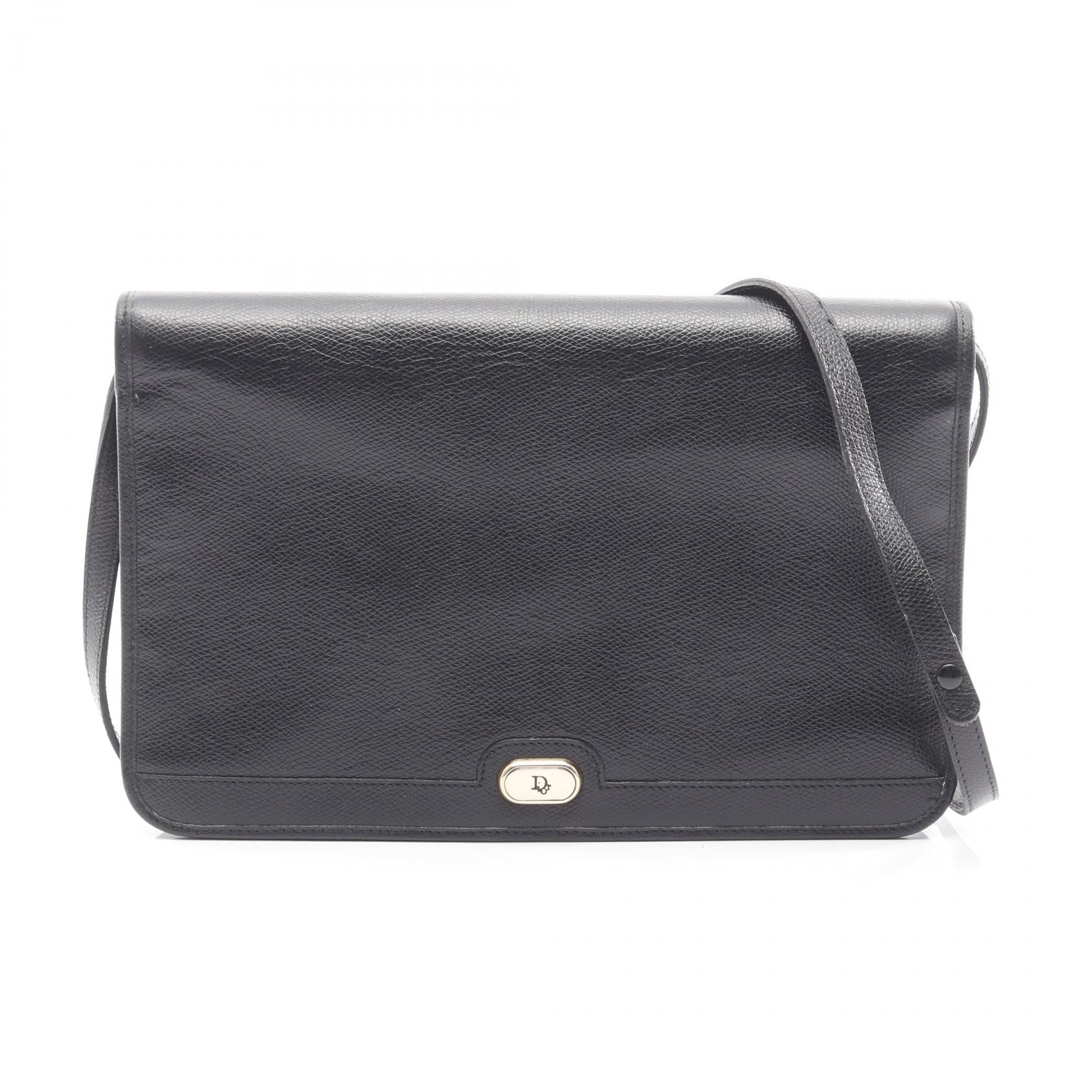 Christian Dior Honeycomb Leather Shoulder Bag