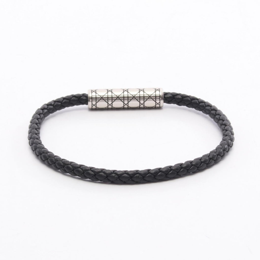 Dior Cannage Braided Leather Bracelet