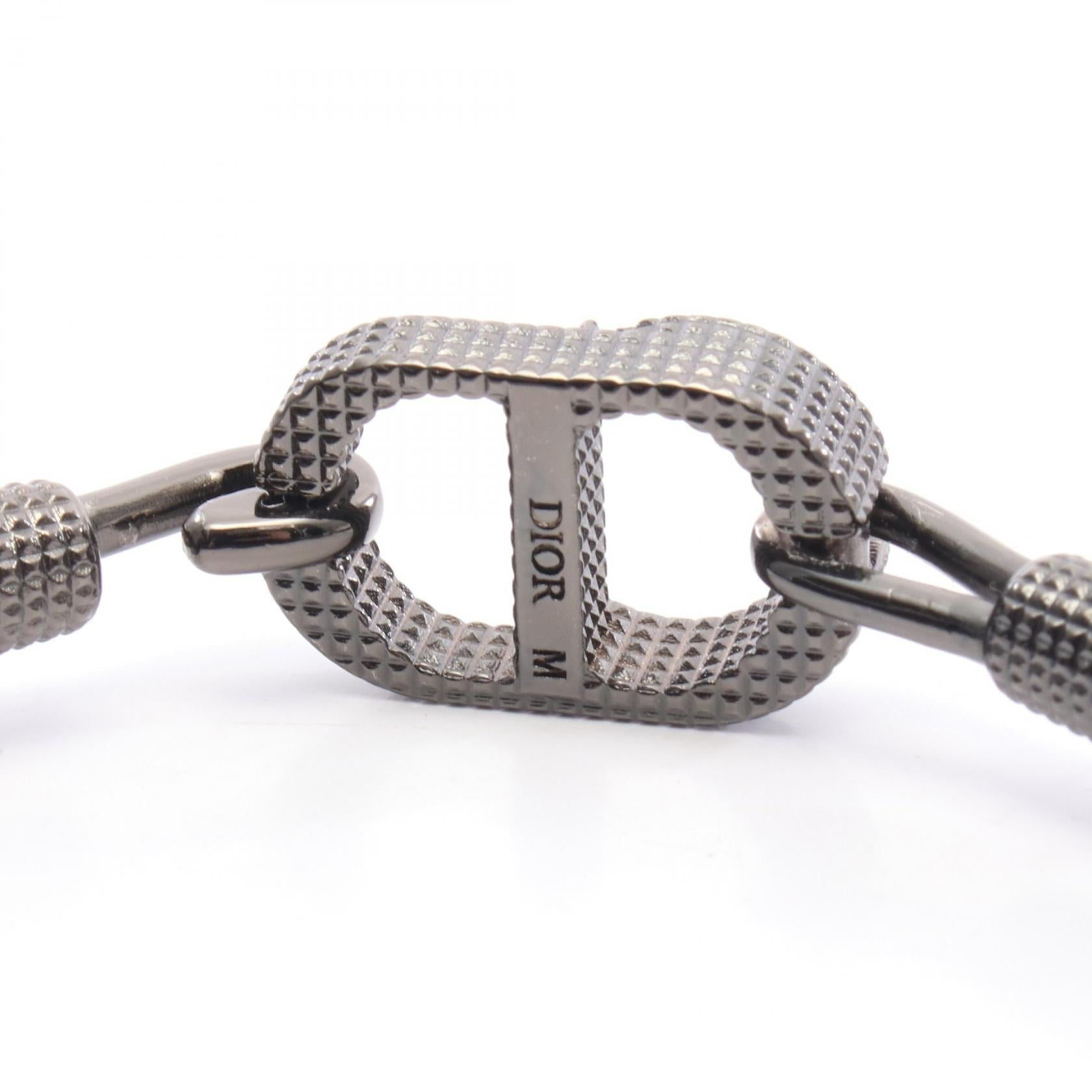 Dior B2901HOMLE801M Leather Stainless Steel Bracelet