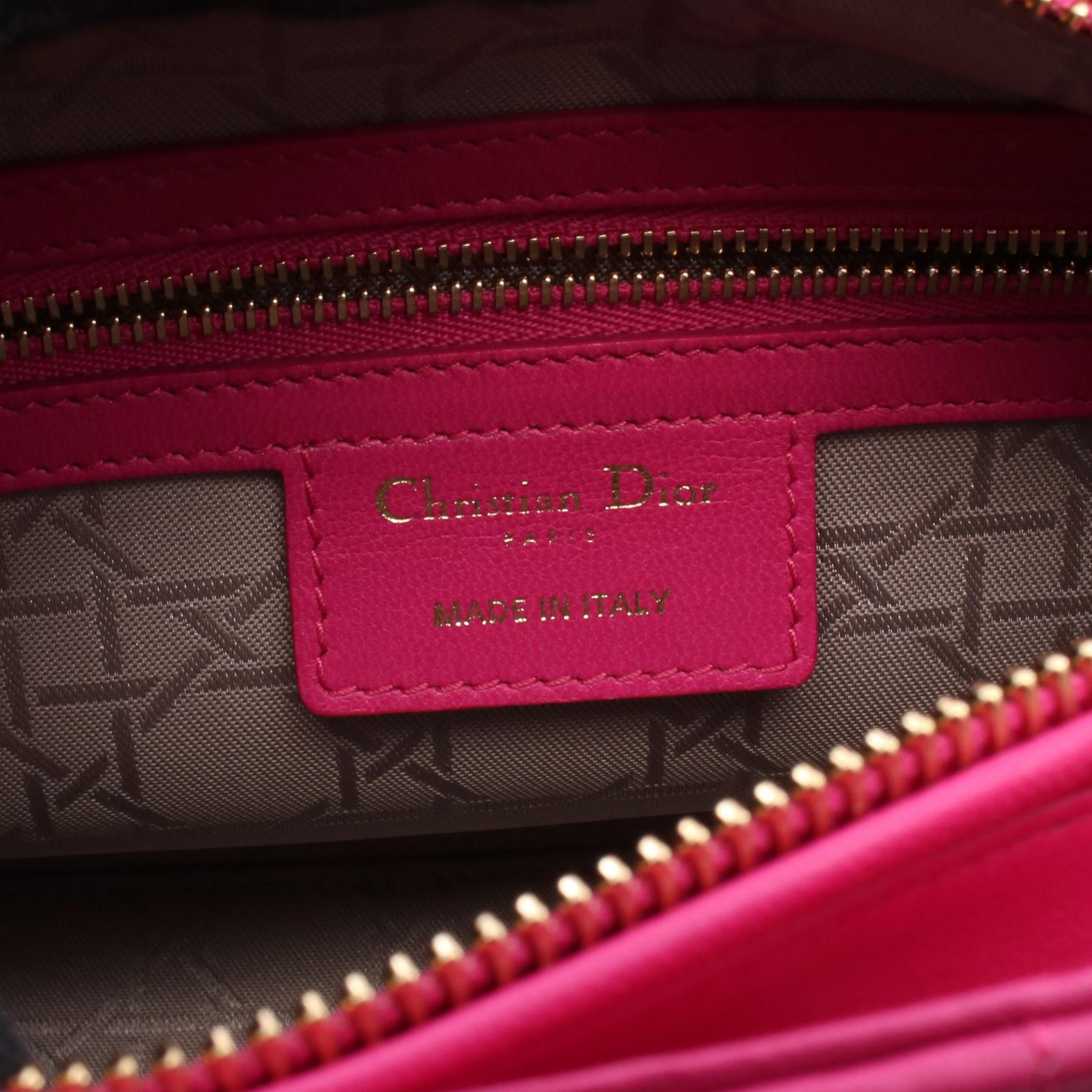 Dior LADY DIOR Cannage Lambskin Handbag