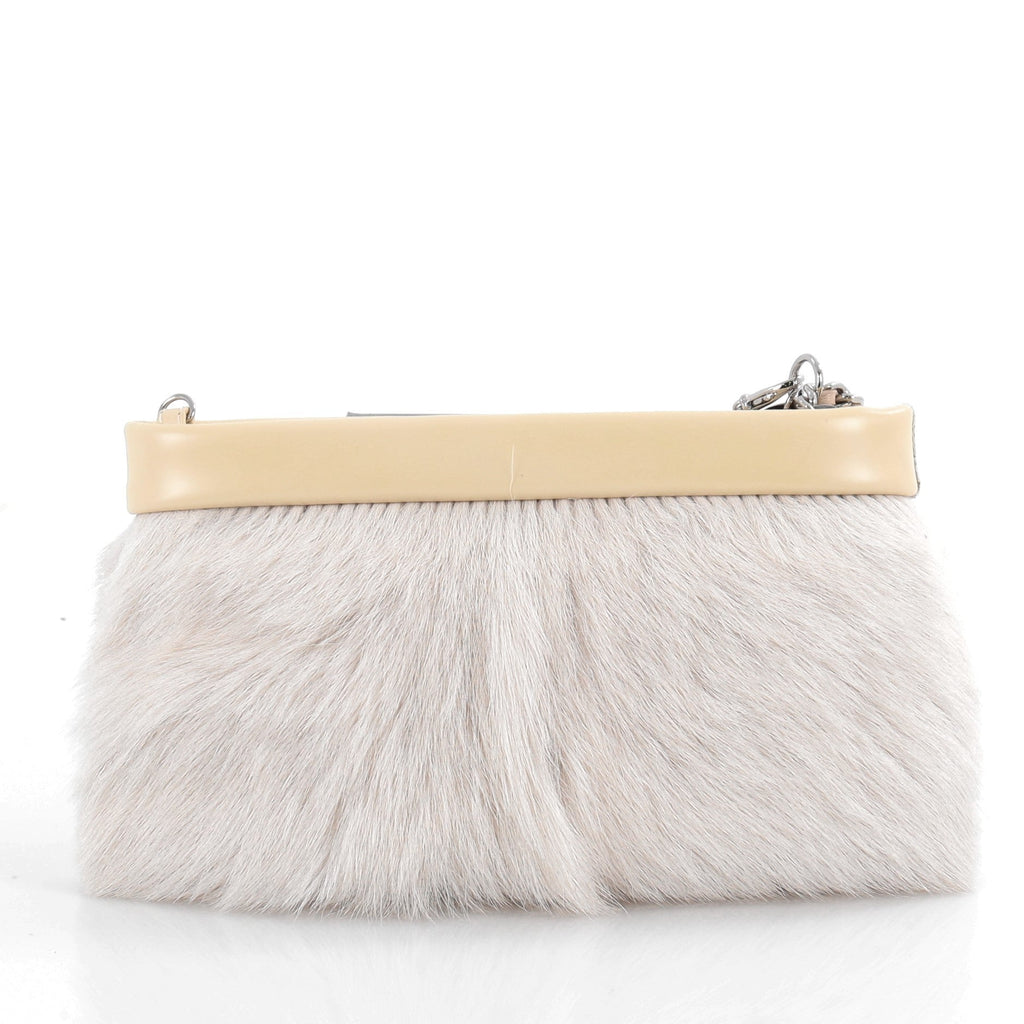 No.5 Charm Clutch Fur Small