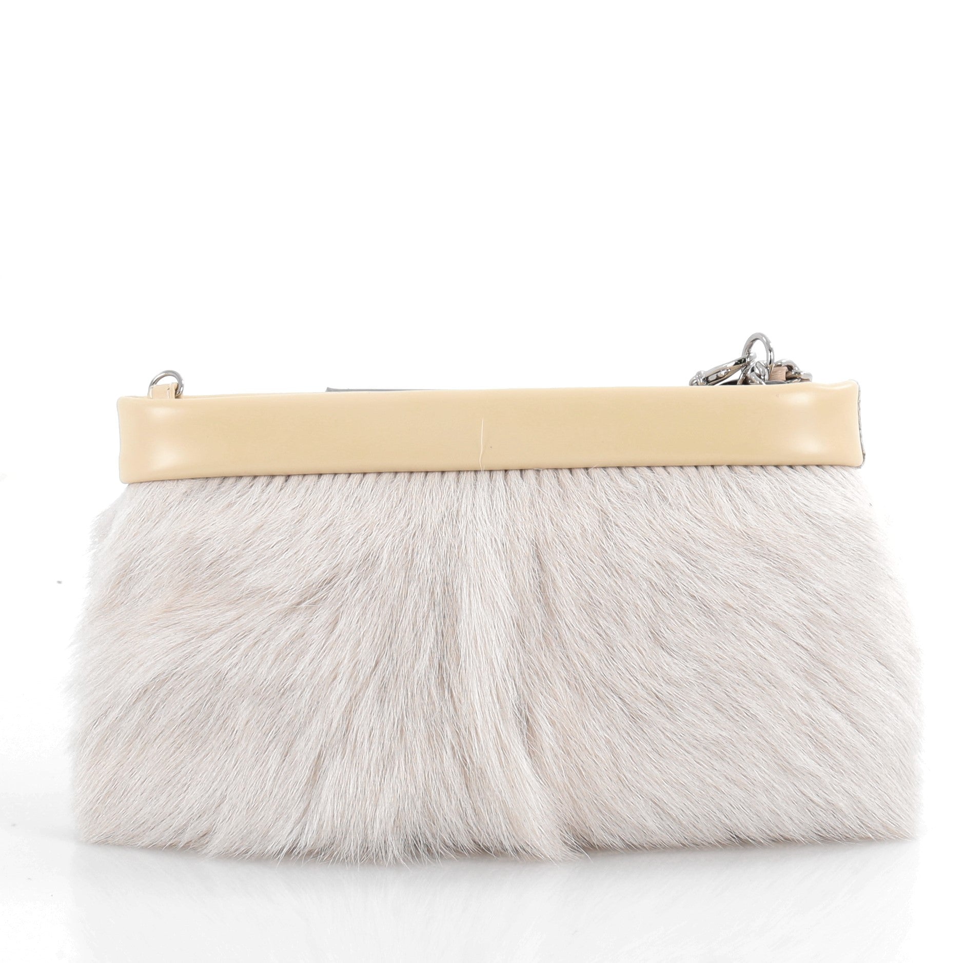 No.5 Charm Clutch Fur Small