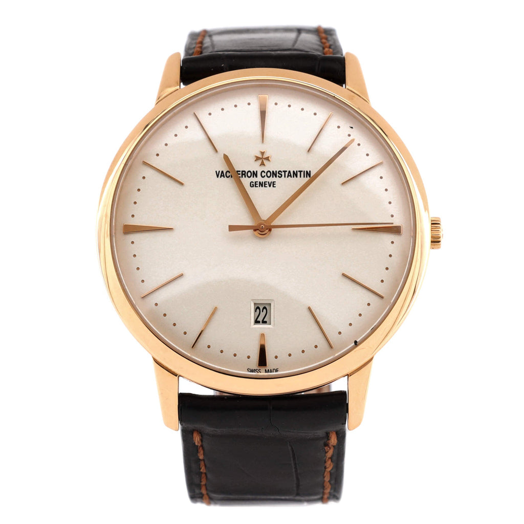 Patrimony Manual Watch Rose Gold and Alligator 40