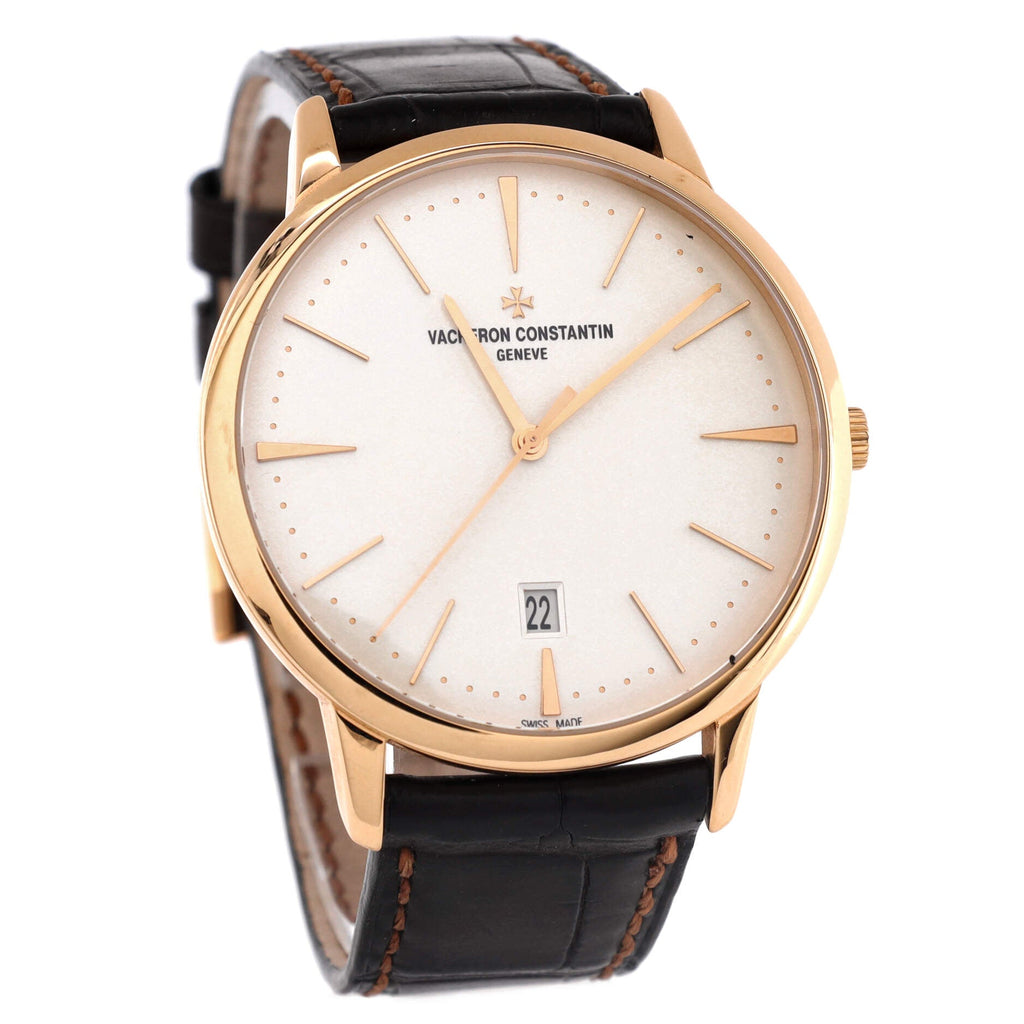Patrimony Manual Watch Rose Gold and Alligator 40