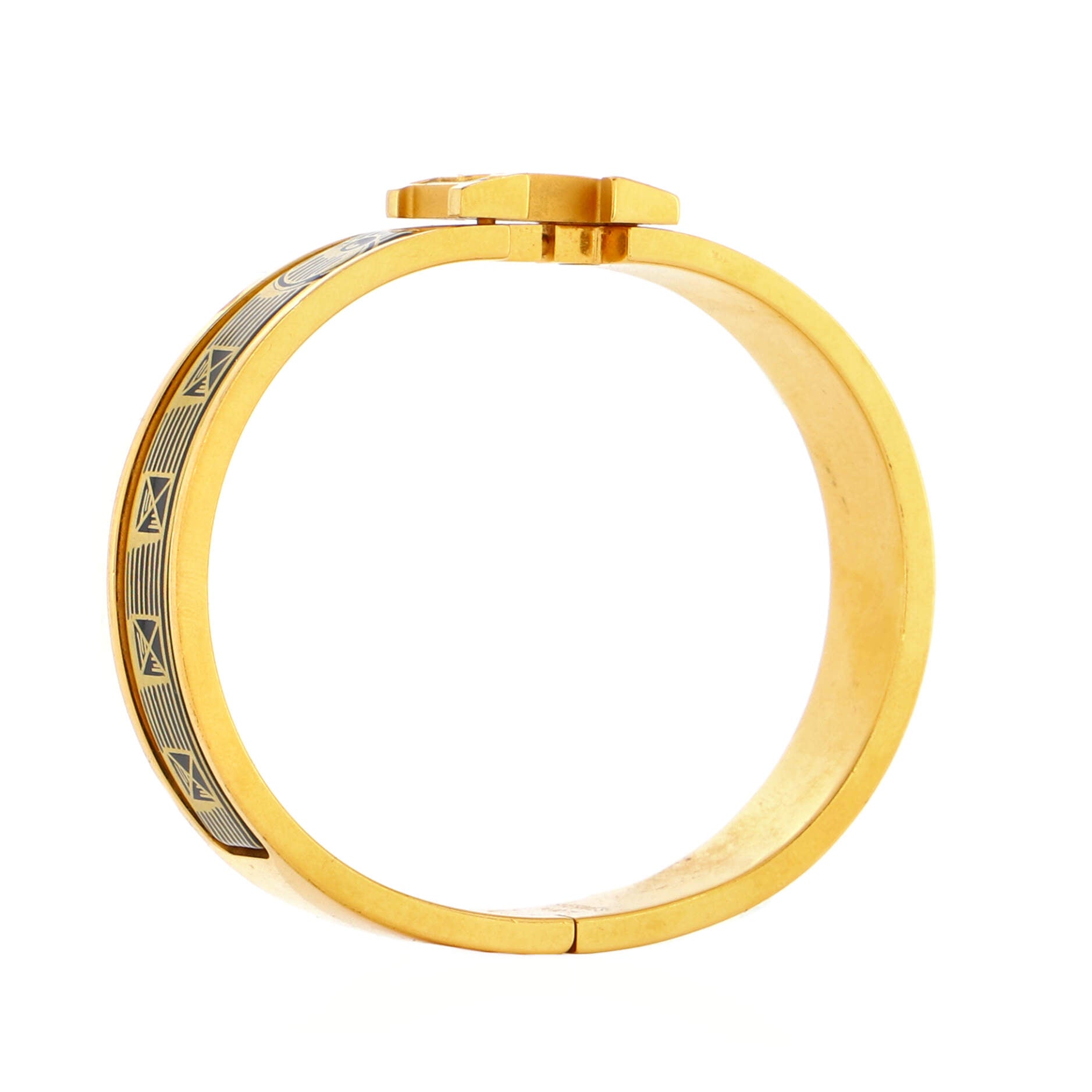 Clic H Bracelet Printed Enamel Narrow