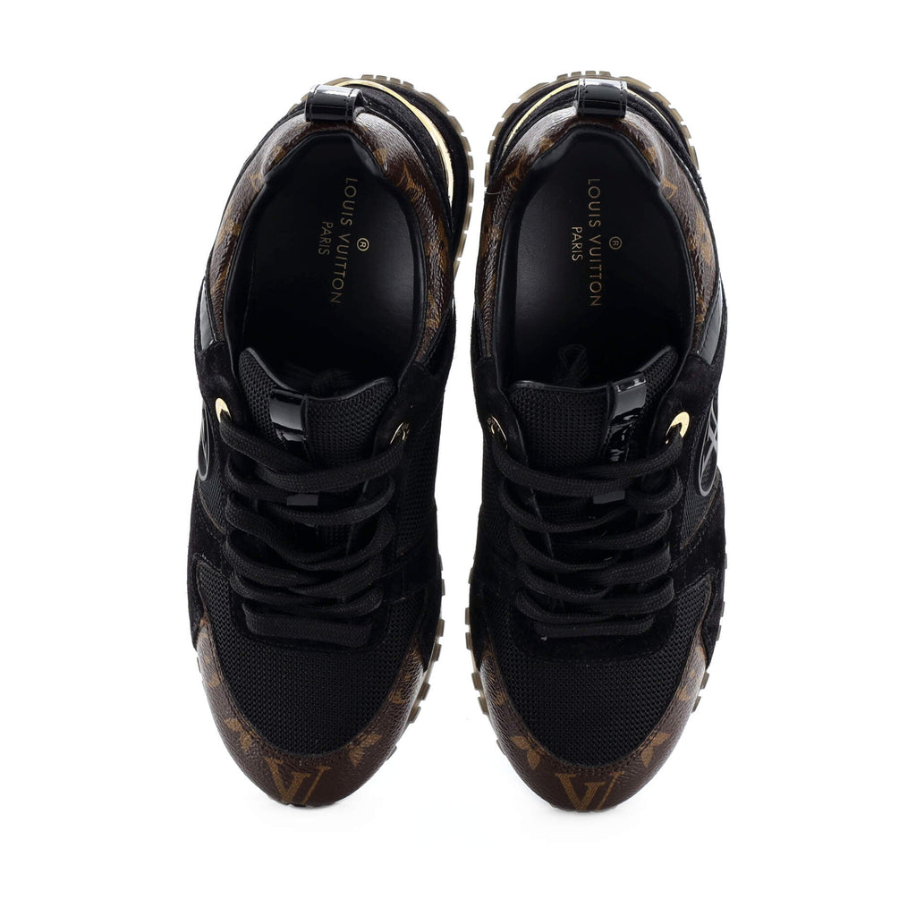 Women's Run Away Sneakers Mesh with Monogram Canvas and Suede