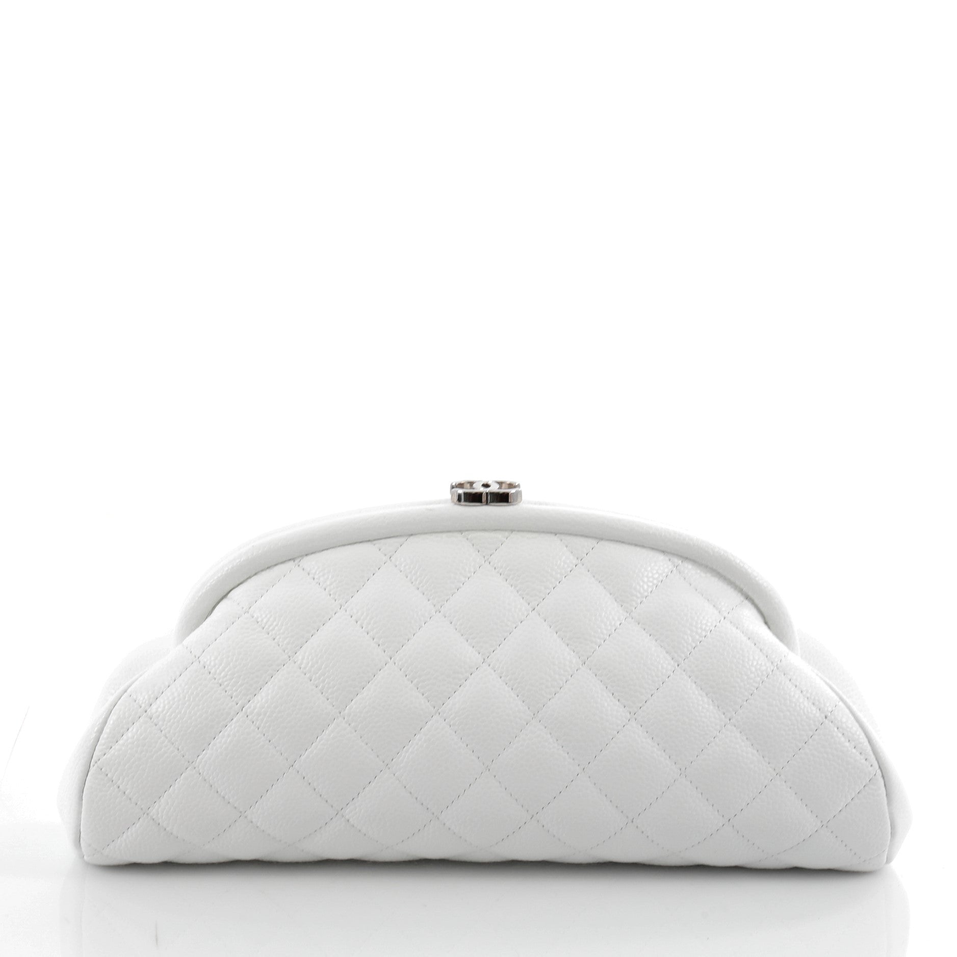 Timeless Clutch Quilted Caviar
