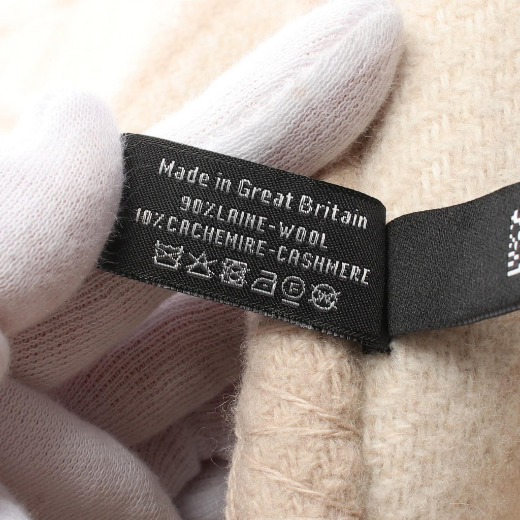 Chanel Coco Mark Wool Cashmere Scarf
