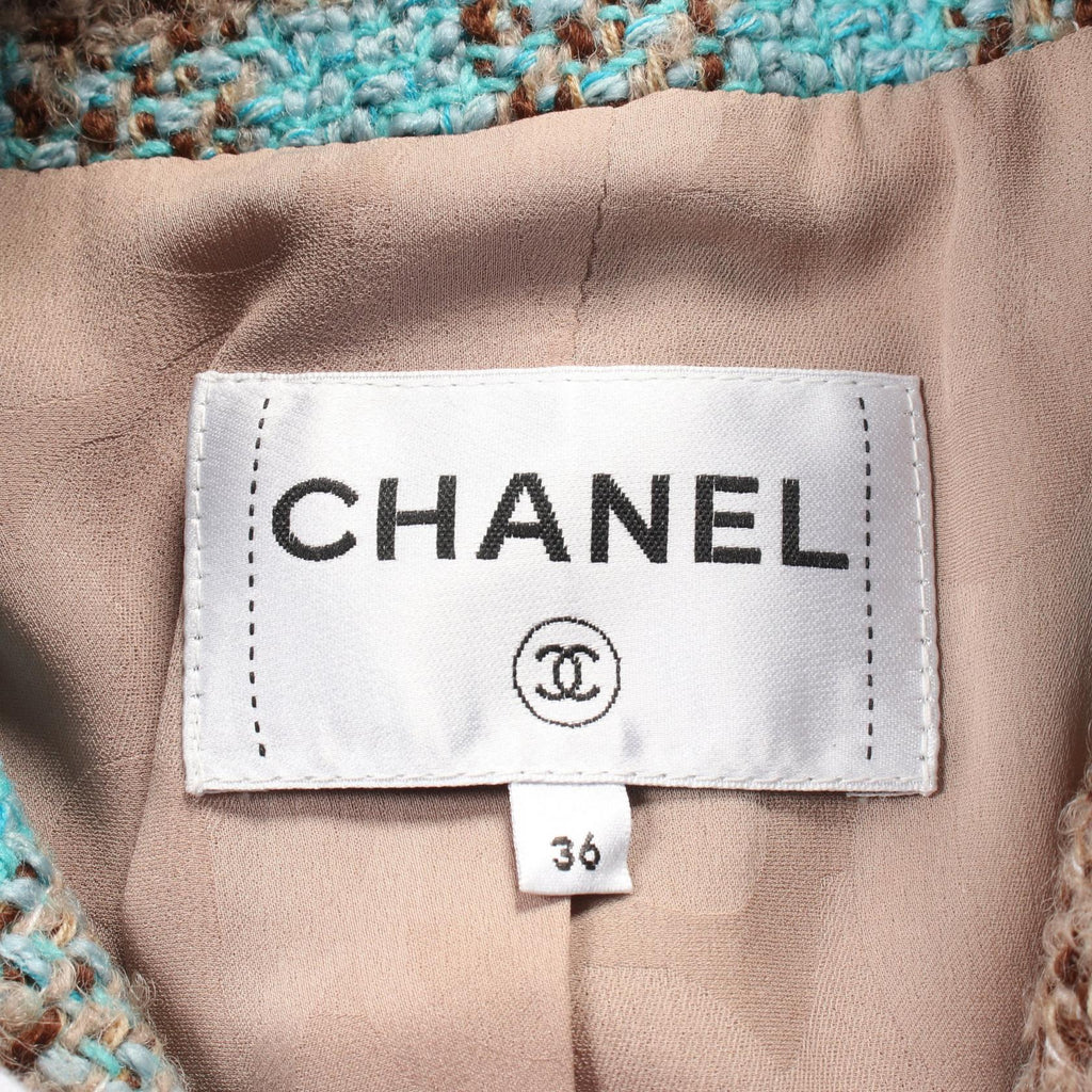 Chanel Coco Mark Bijou Button Wool Outerwear