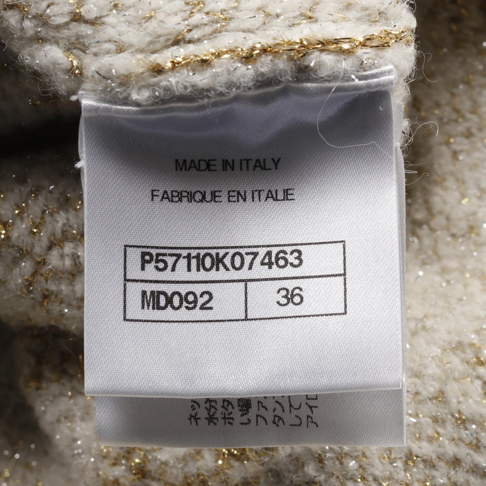 Chanel Clover Wool Nylon Alpaca Knitwear