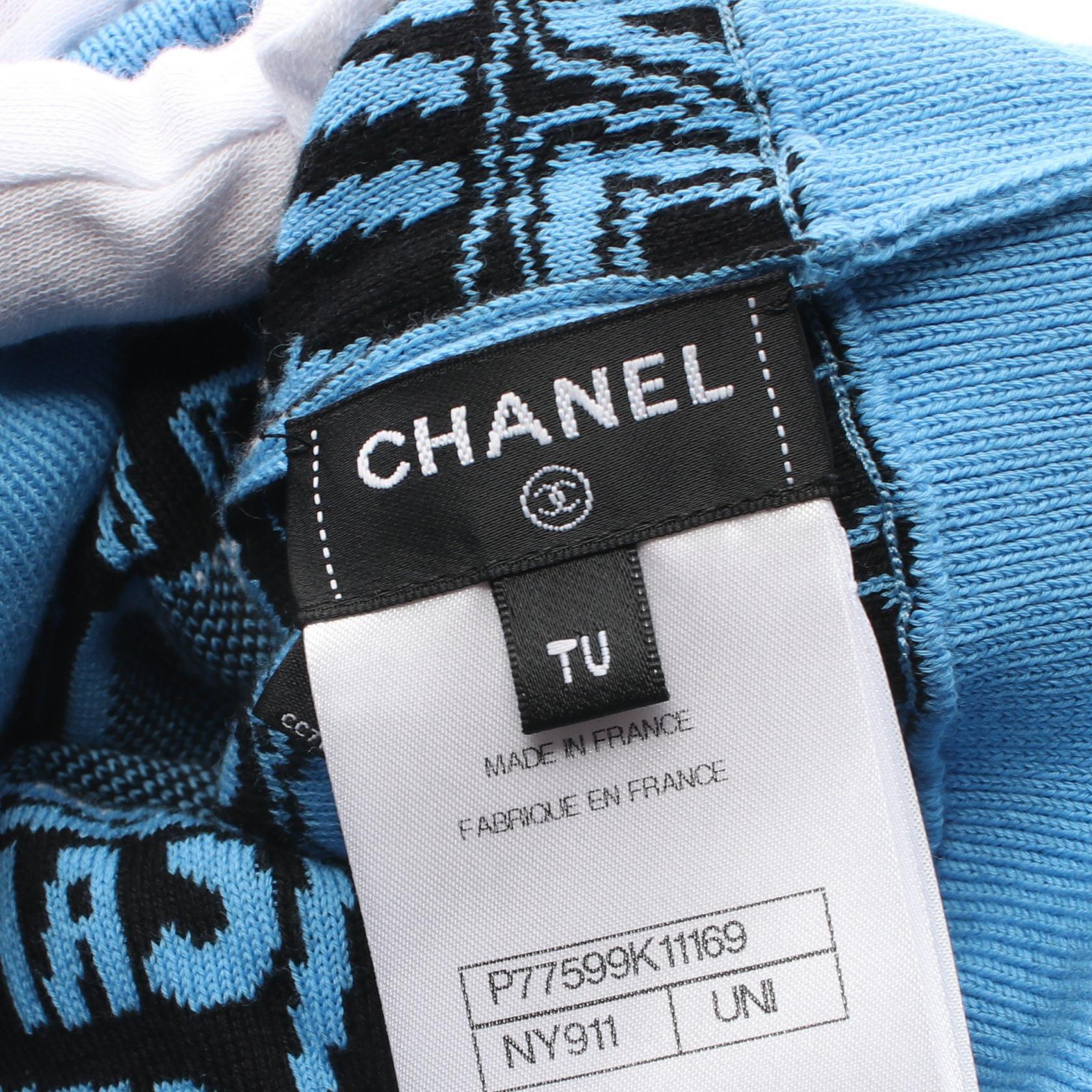 Chanel Knit Cap Cotton Knit Cap