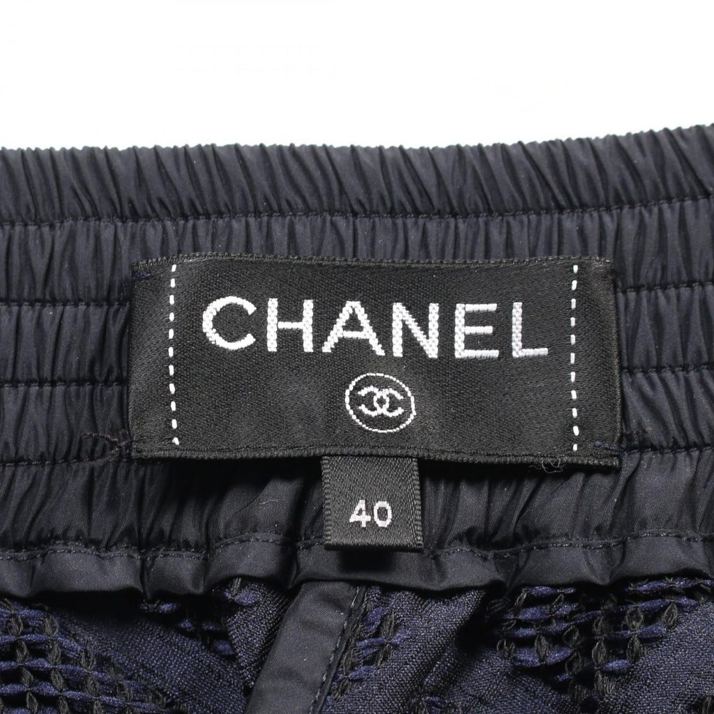 Chanel Sports Matelassé Polyester Pants