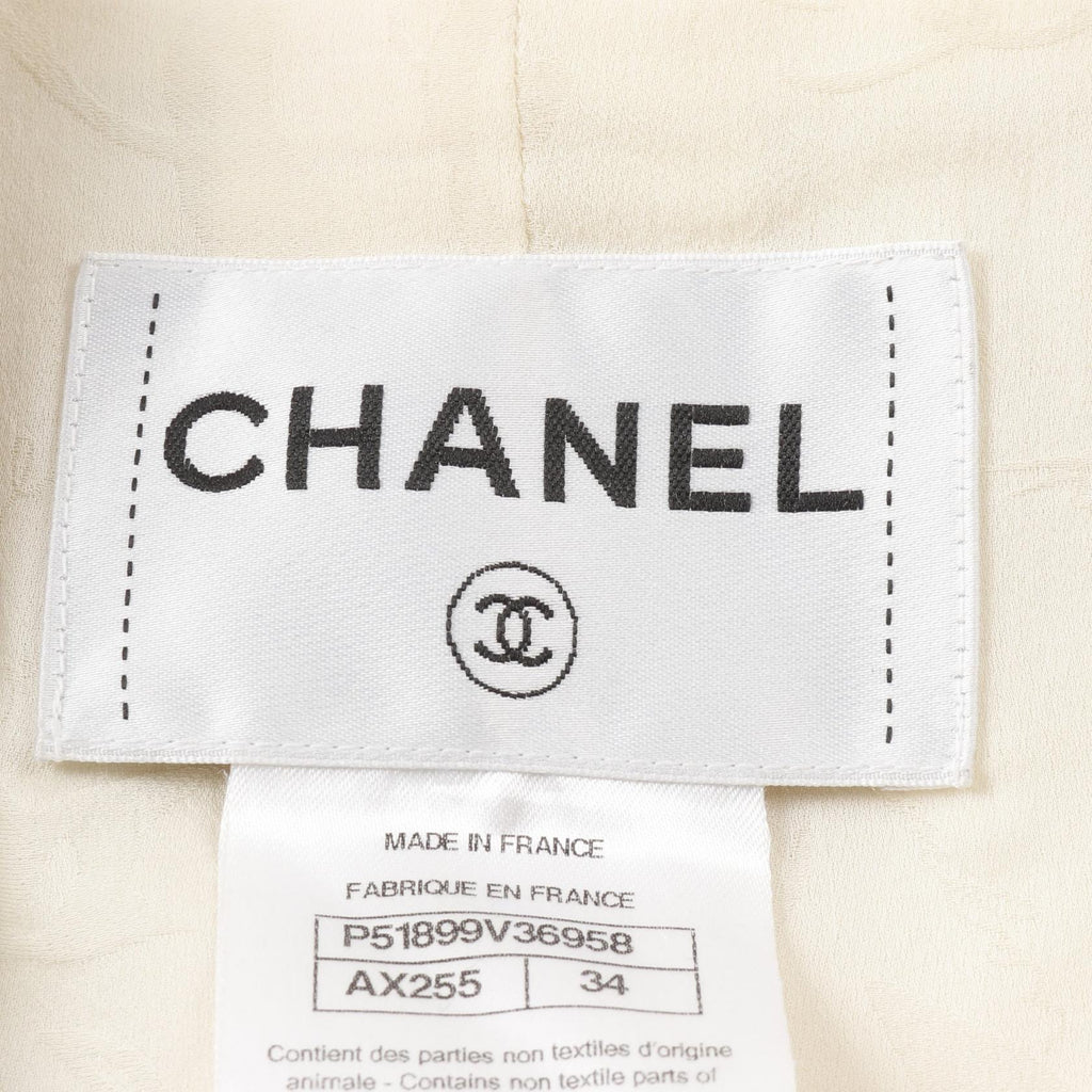 Chanel Pearl Button Wool Mohair Setup