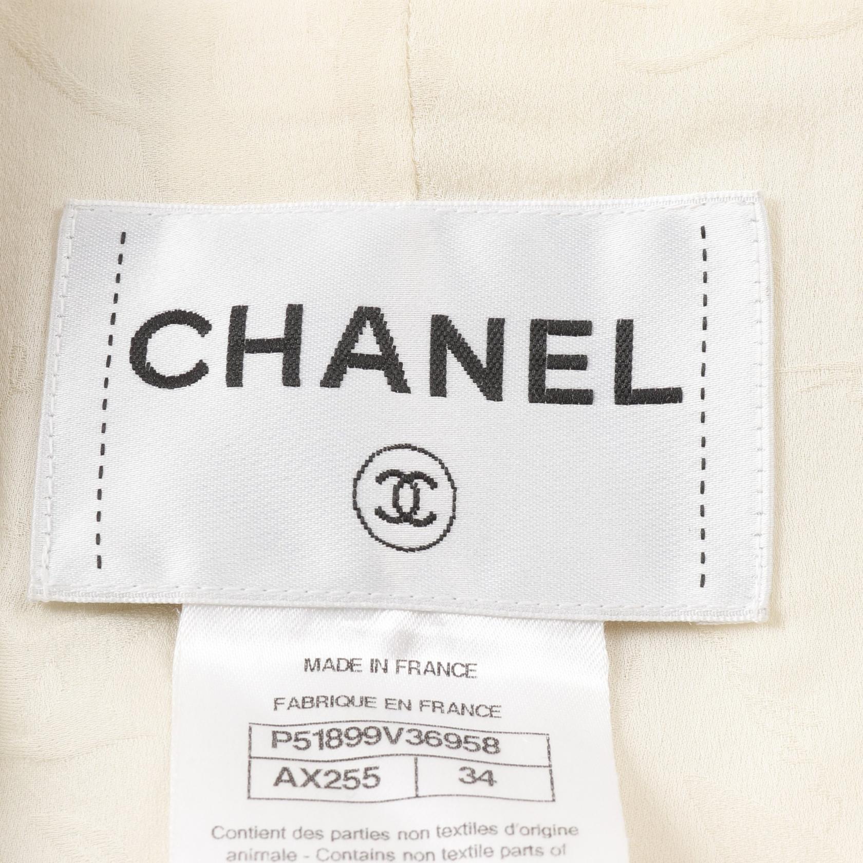 Chanel Pearl Button Wool Mohair Setup