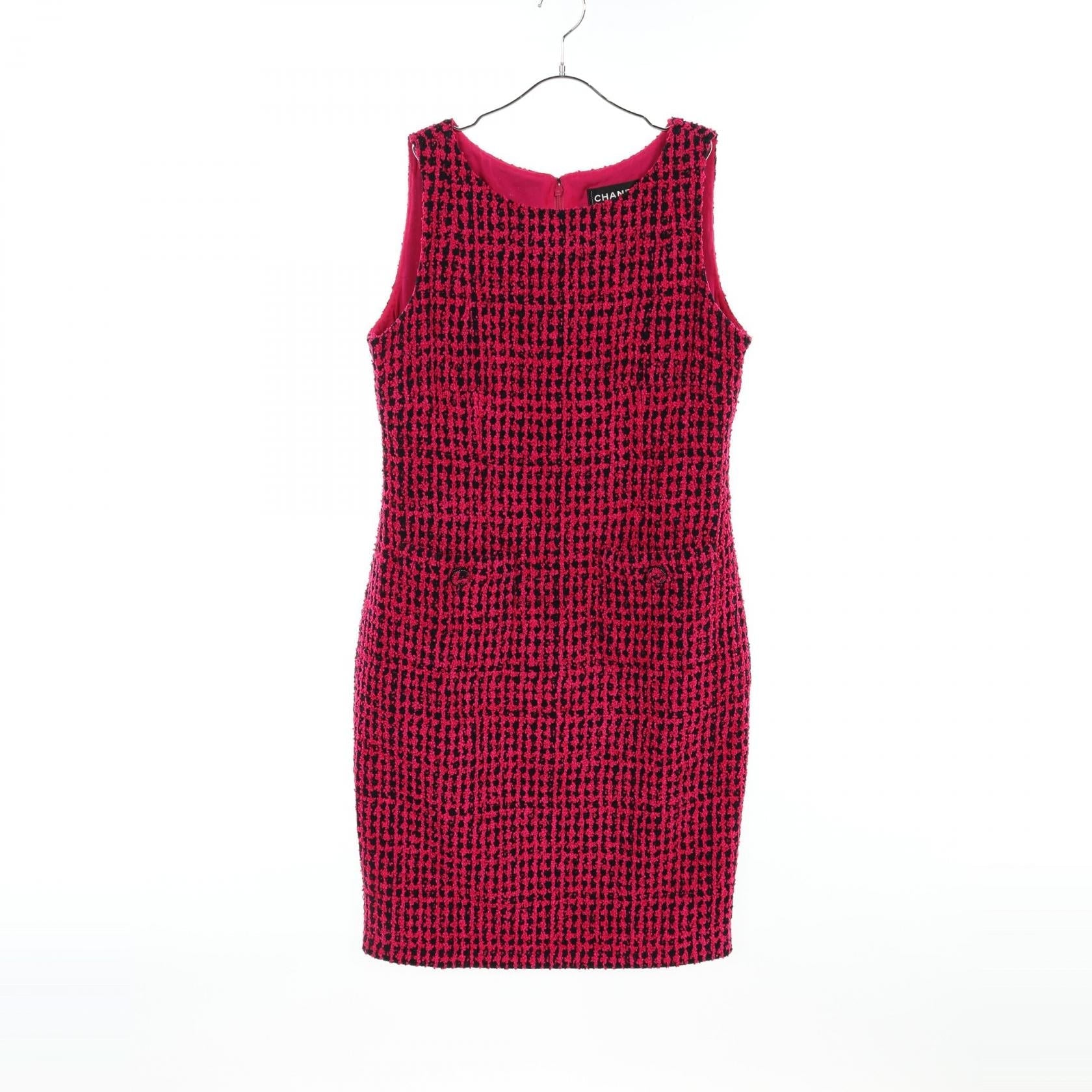 Chanel P55184V41404 Rayon Cotton Wool Dress