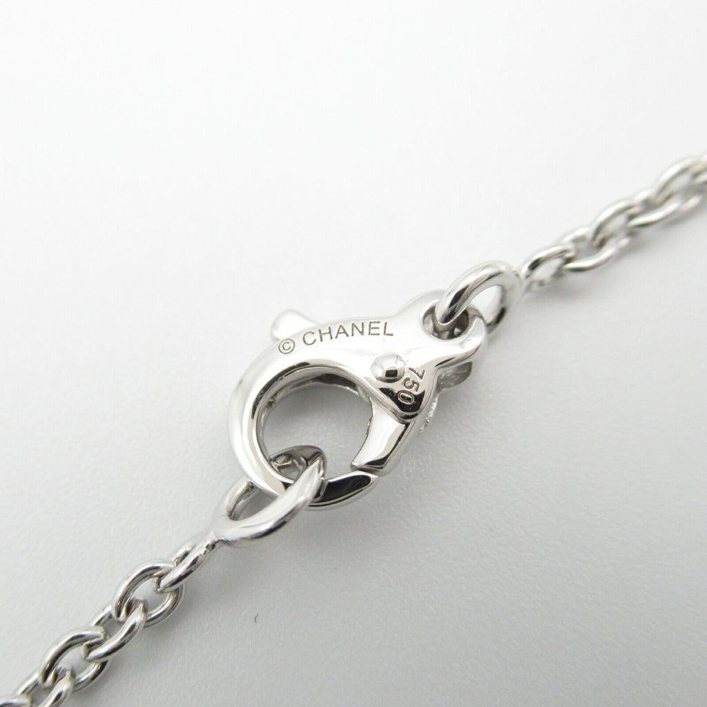 Chanel Omega Diamond K18WG Necklace