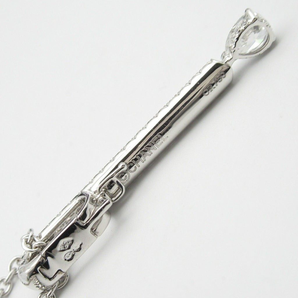 Chanel Omega Diamond K18WG Necklace