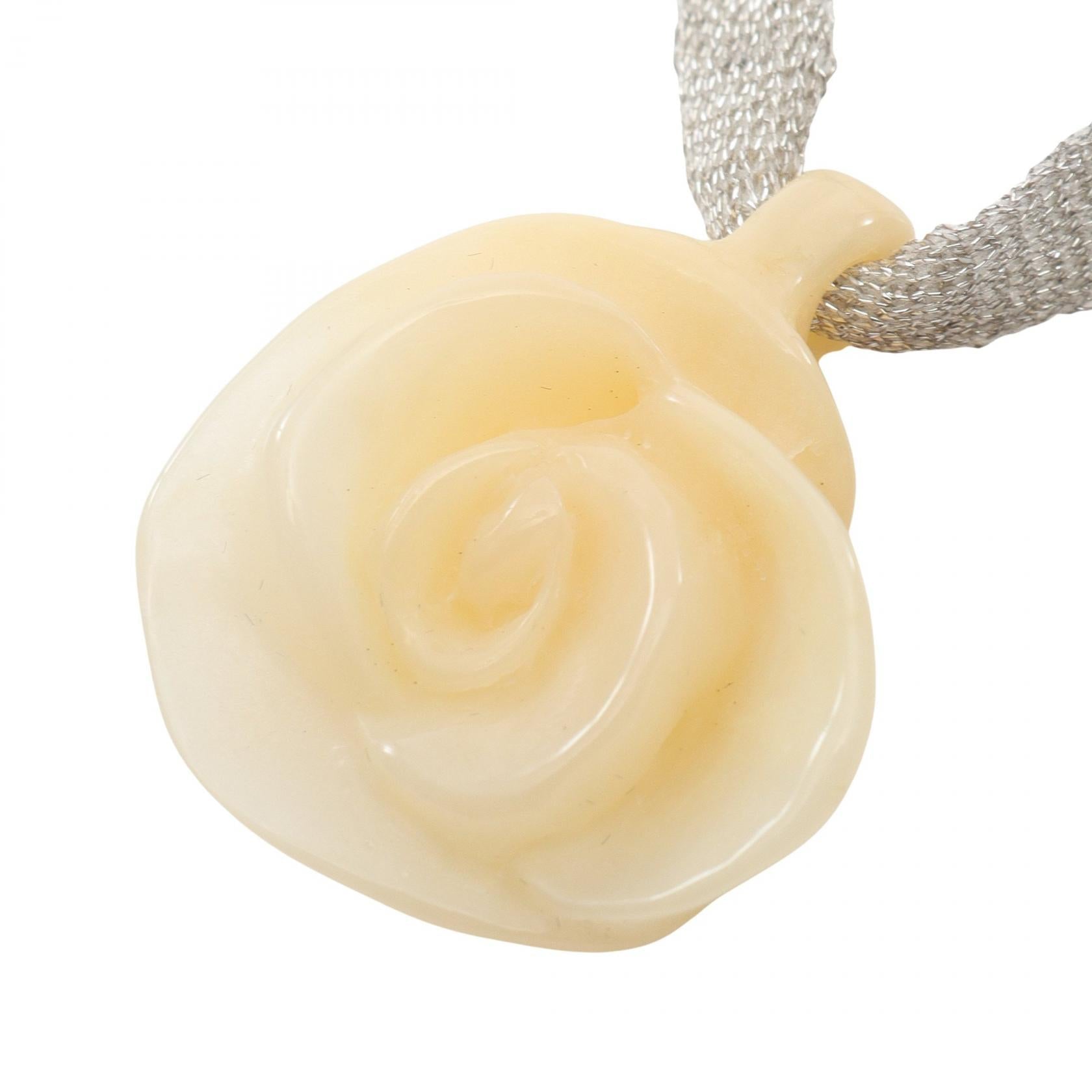 Chanel Camellia Coco Mark Necklace