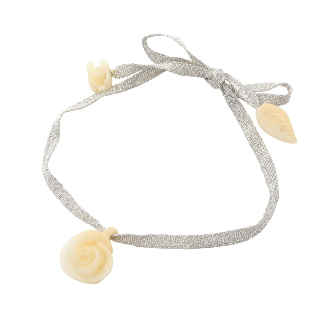Chanel Camellia Coco Mark Necklace