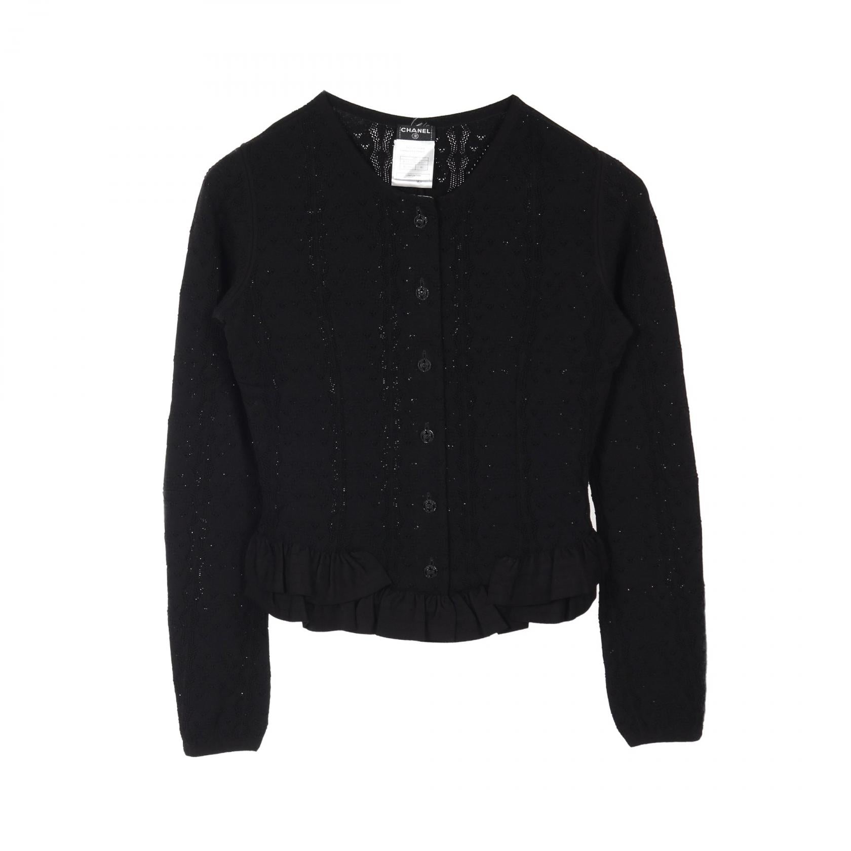 Chanel Coco Mark Button Rayon igan