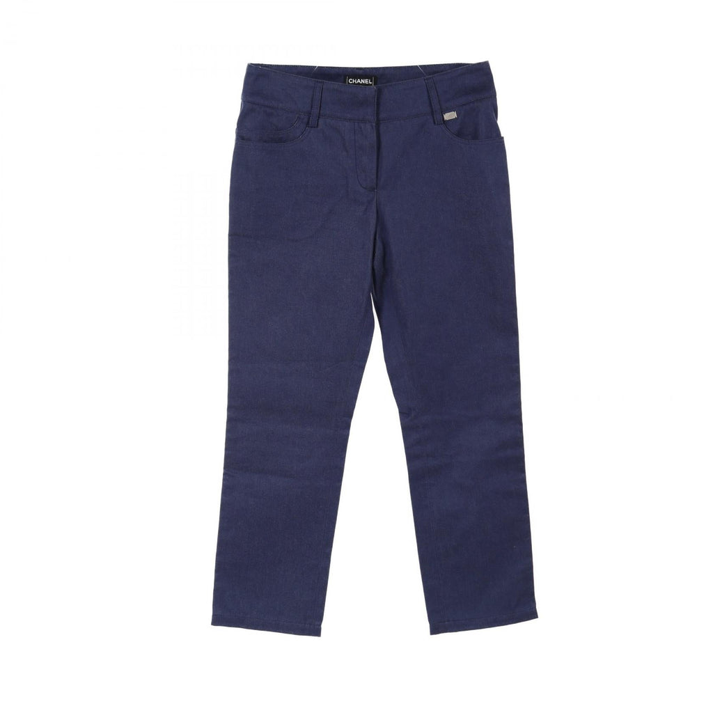 Chanel Denim Cotton Pants