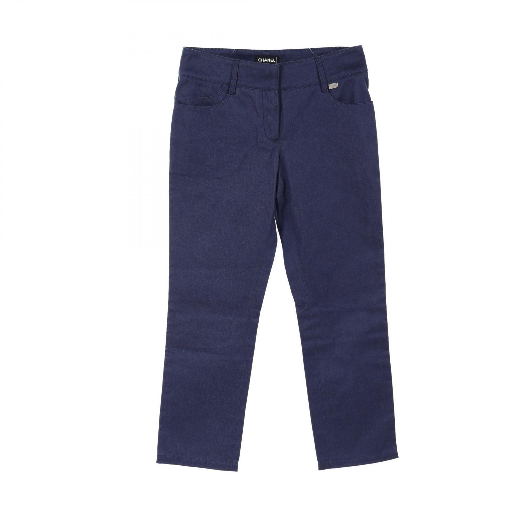 Chanel Denim Cotton Pants