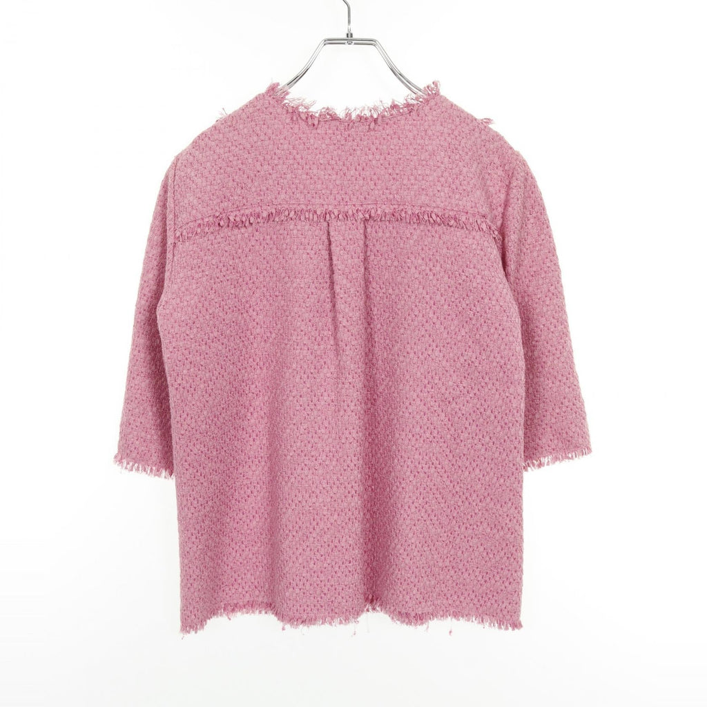 Chanel Tweed Cotton Nylon Blouse