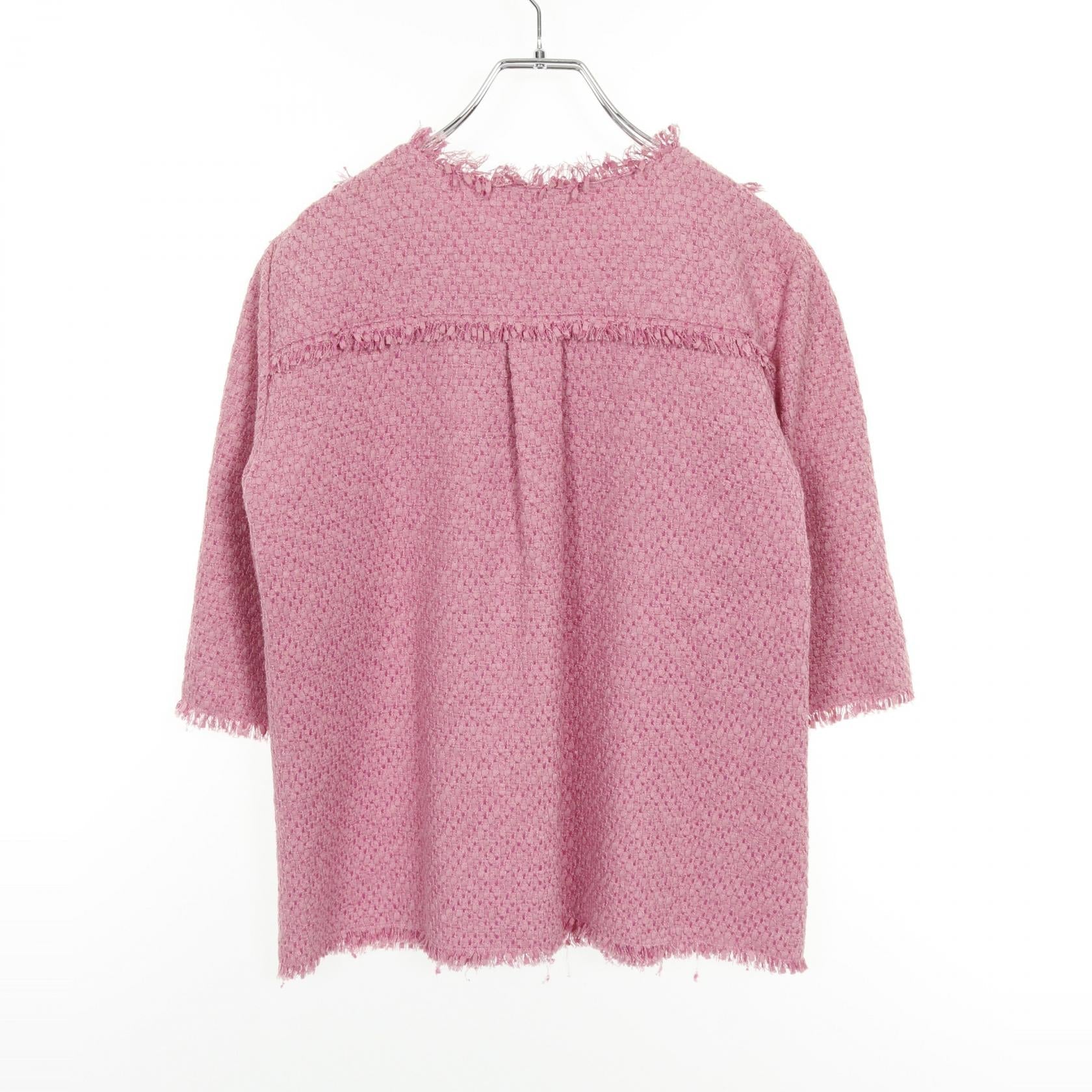 Chanel Tweed Cotton Nylon Blouse