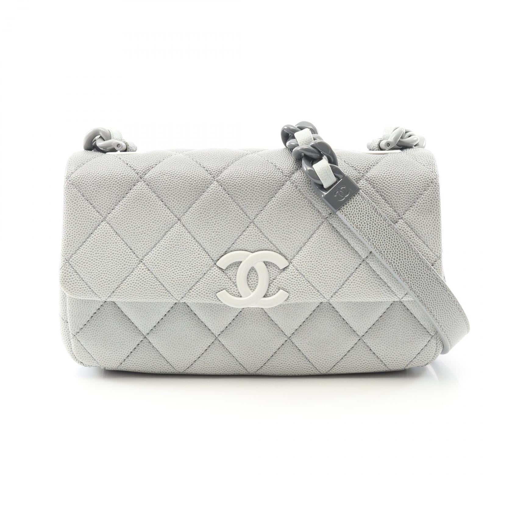 Chanel Mini Matelassé Calf Shoulder Bag