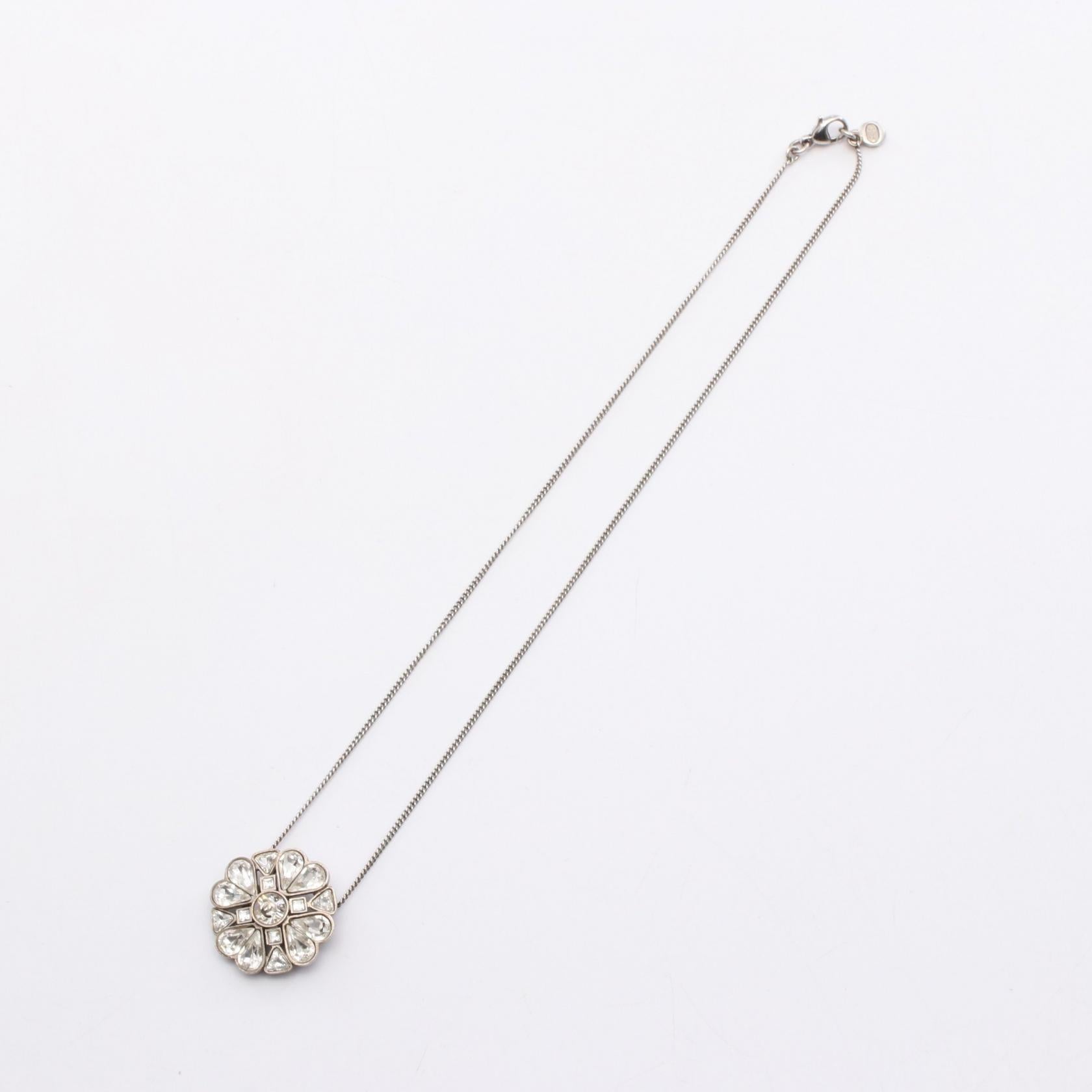 Chanel Clover Coco Mark Necklace